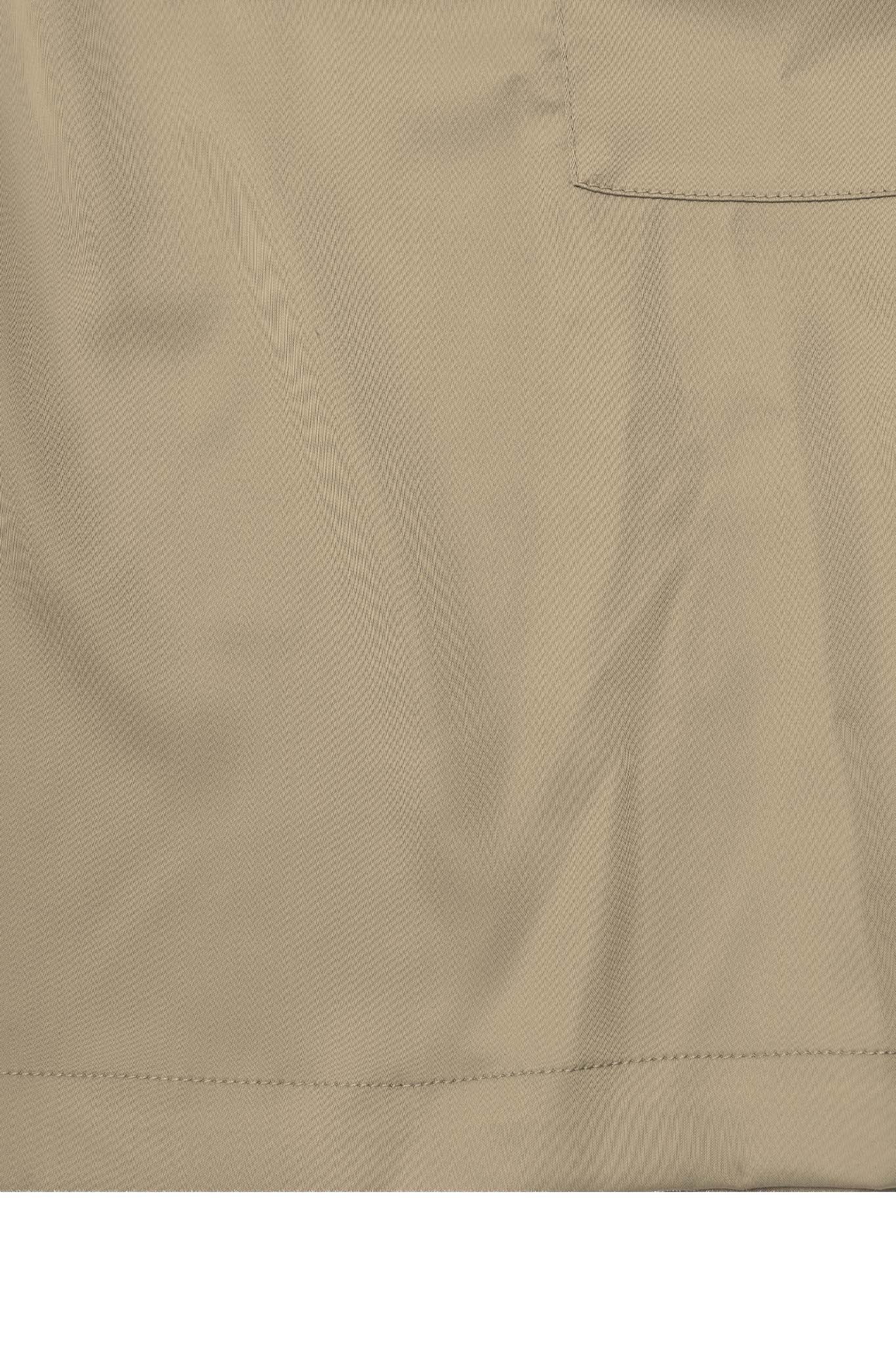 MANDARIN QUARTER L/S SHIRT IN SIENNA