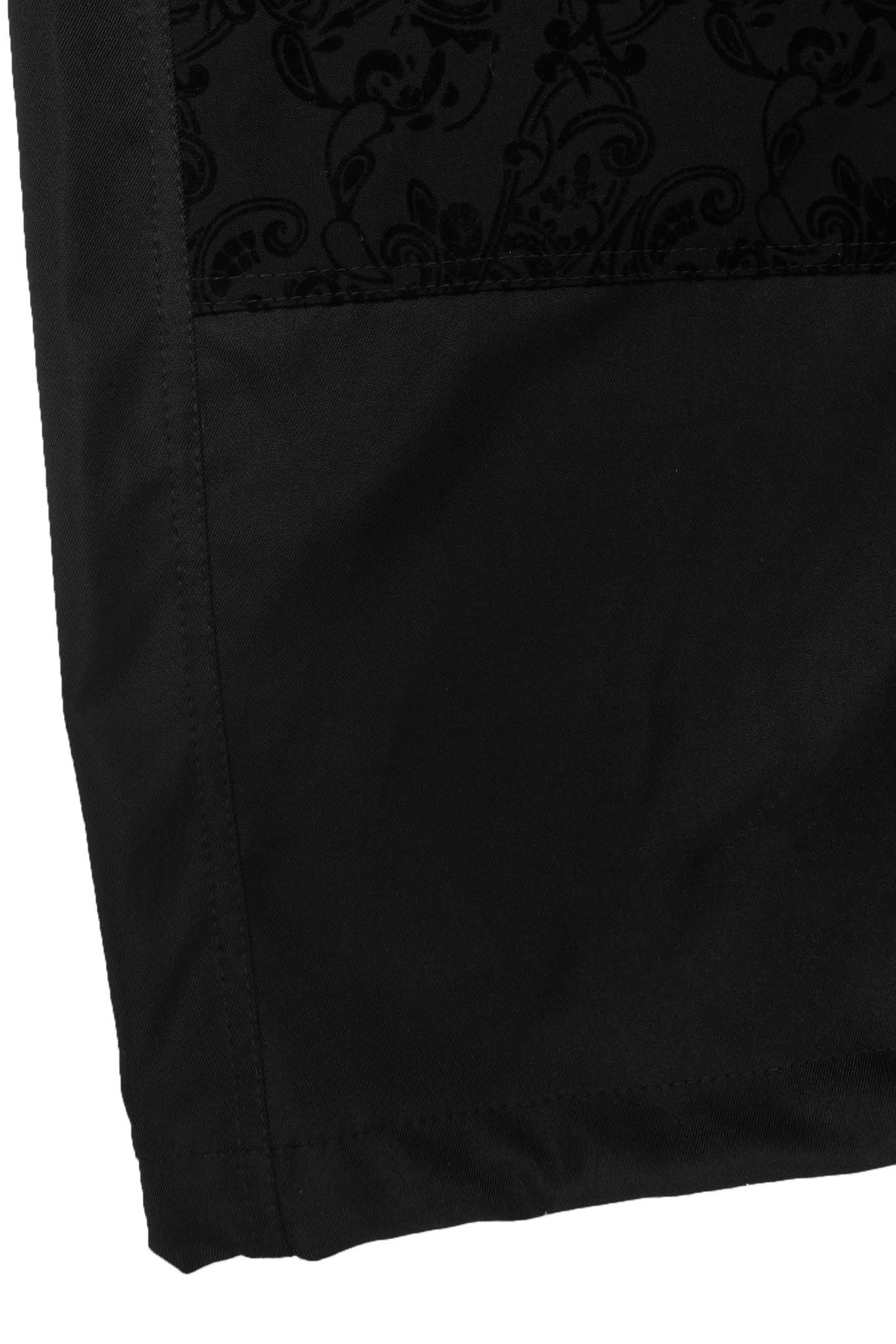M+ DOUBLE KNEE PHAT PANTS IN NECRO