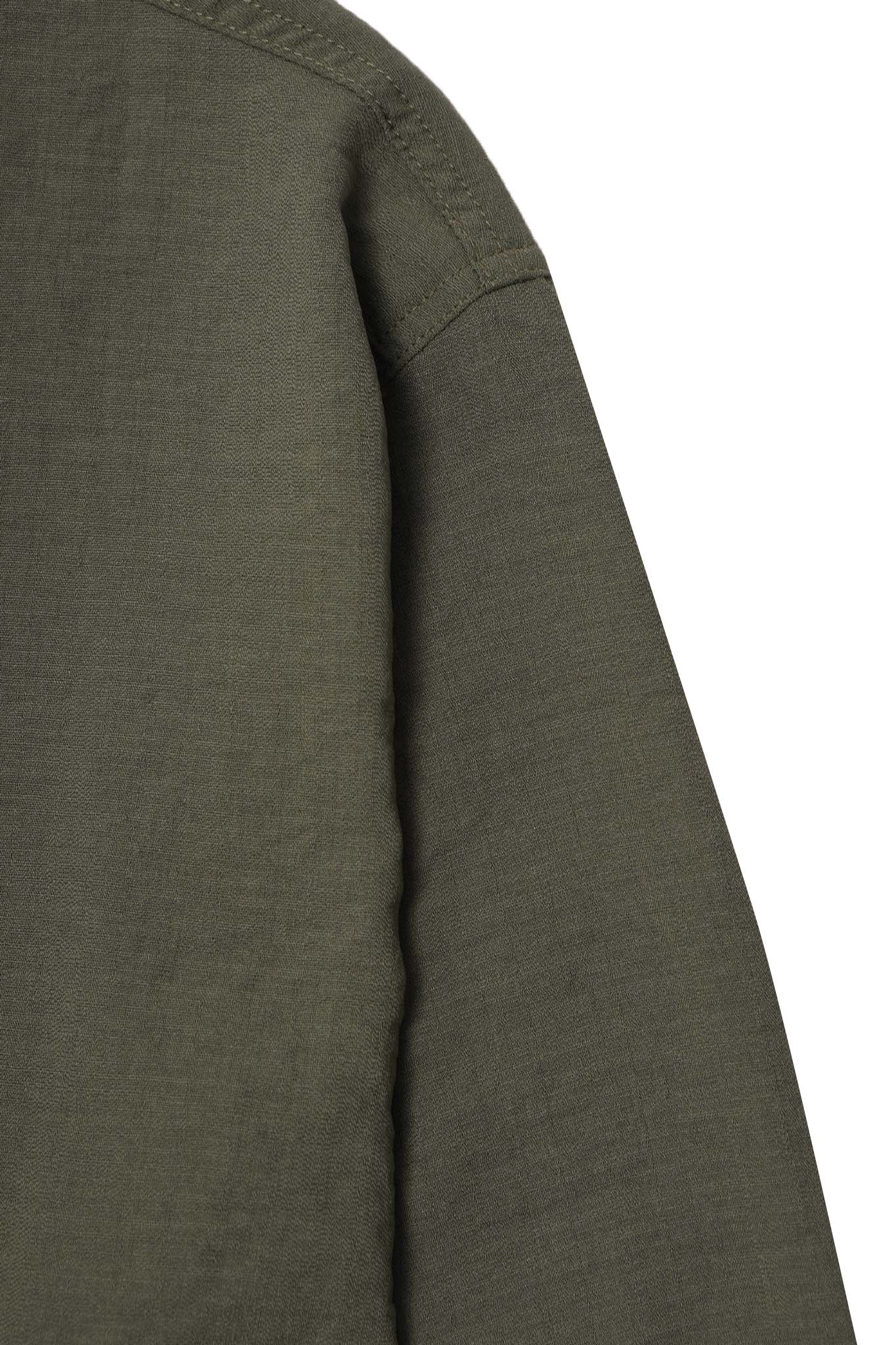MANDARIN L/S SHIRT IN SAGE