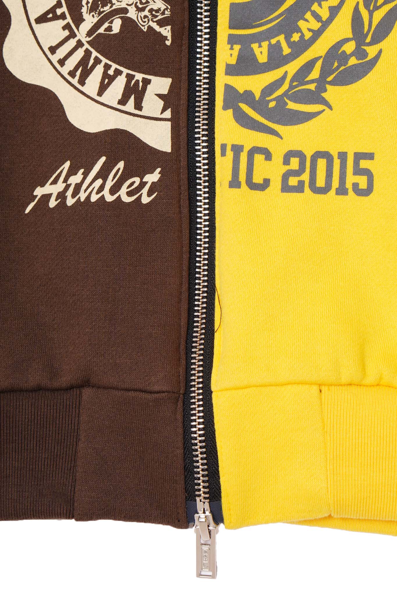 MN+LA™ SPLIT HOODIE IN WOOD/MUSTARD