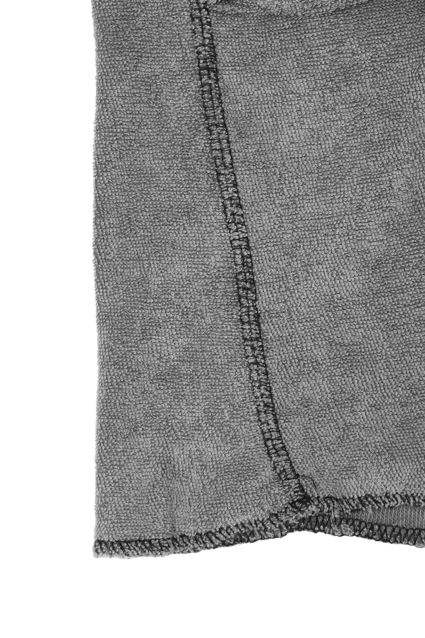 M+ OVERPOCKET TOWEL PHAT SHORTS IN CEMENT