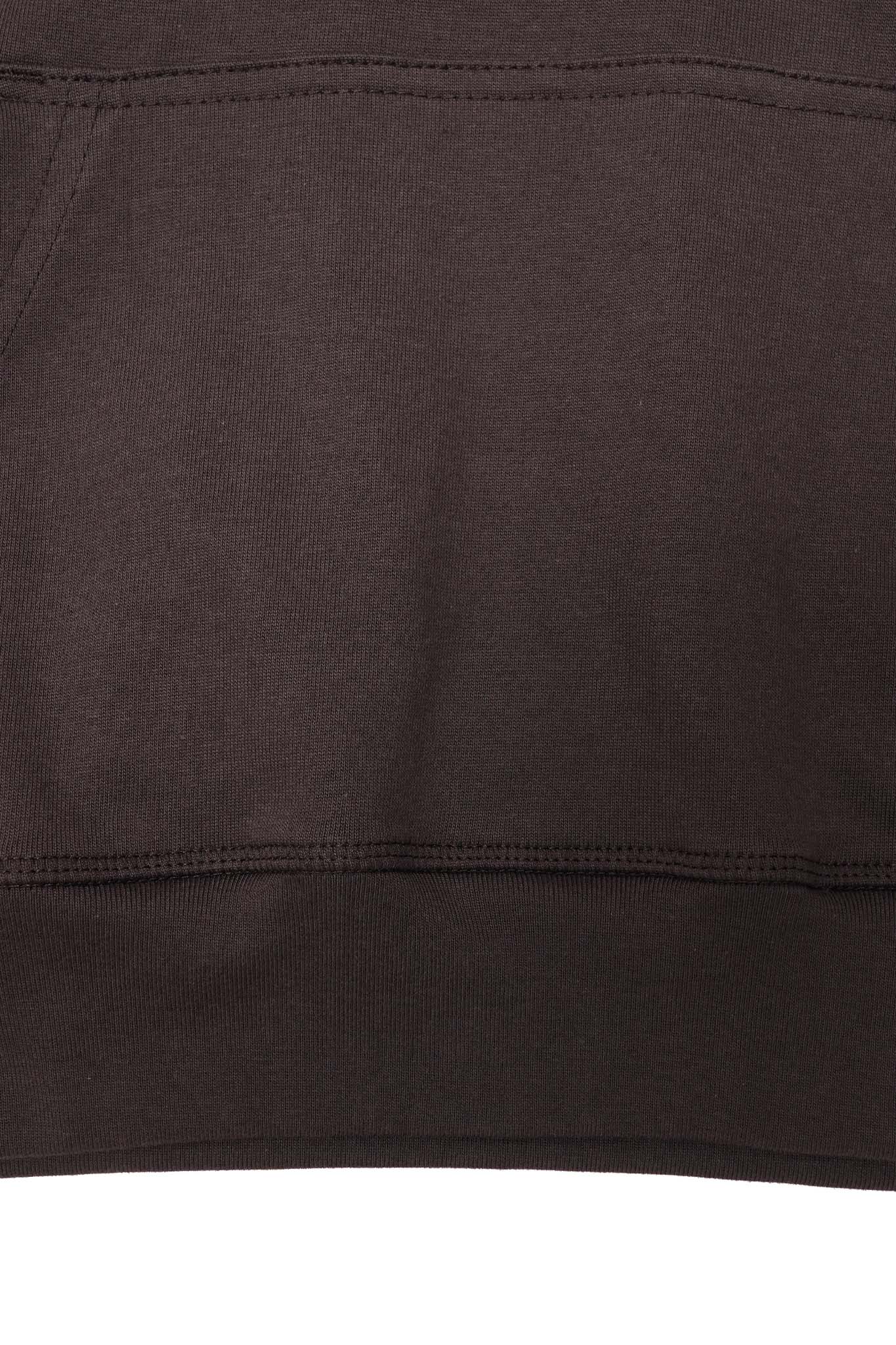 M'$ PAISLEY PATCHWORK MILITIA HOODIE IN CHARCOAL GREY