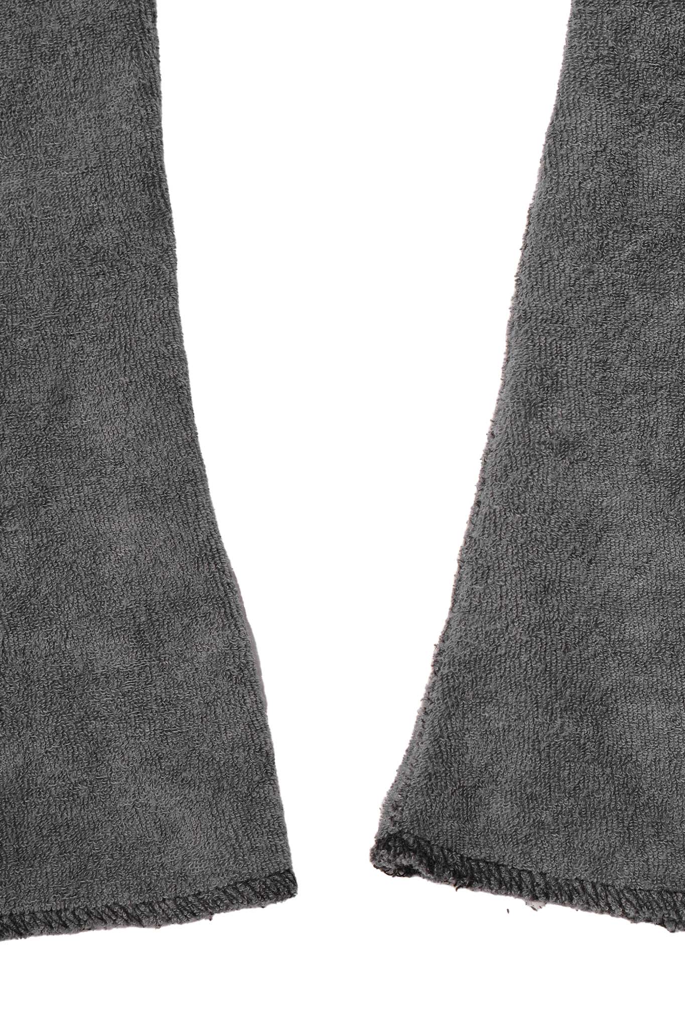 M+ TOWEL BOOTCUT PANTS IN CEMENT