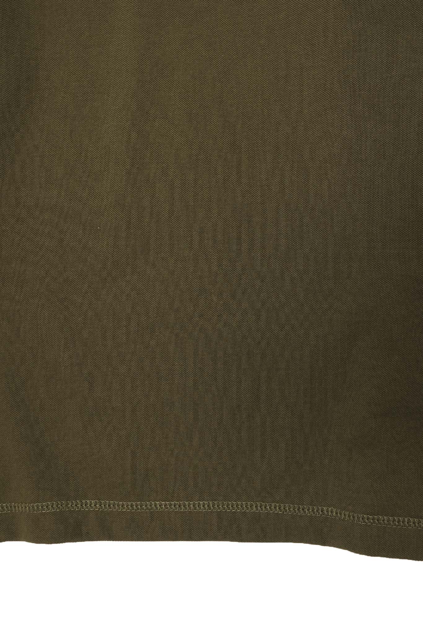 "CLUB" L/S POLO SHIRT IN OLIVE