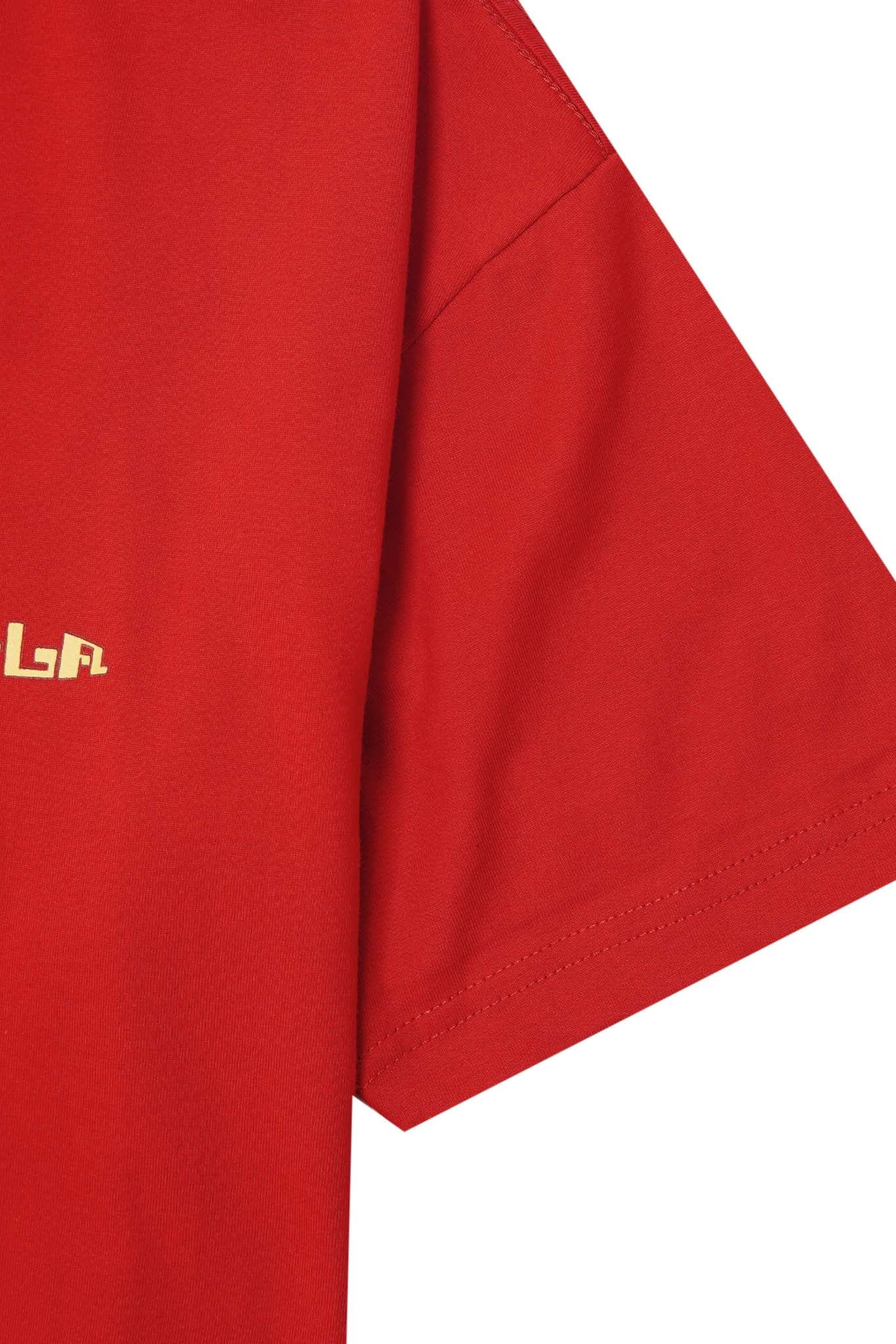 "THAI" LOGO TEE IN RARRI RED