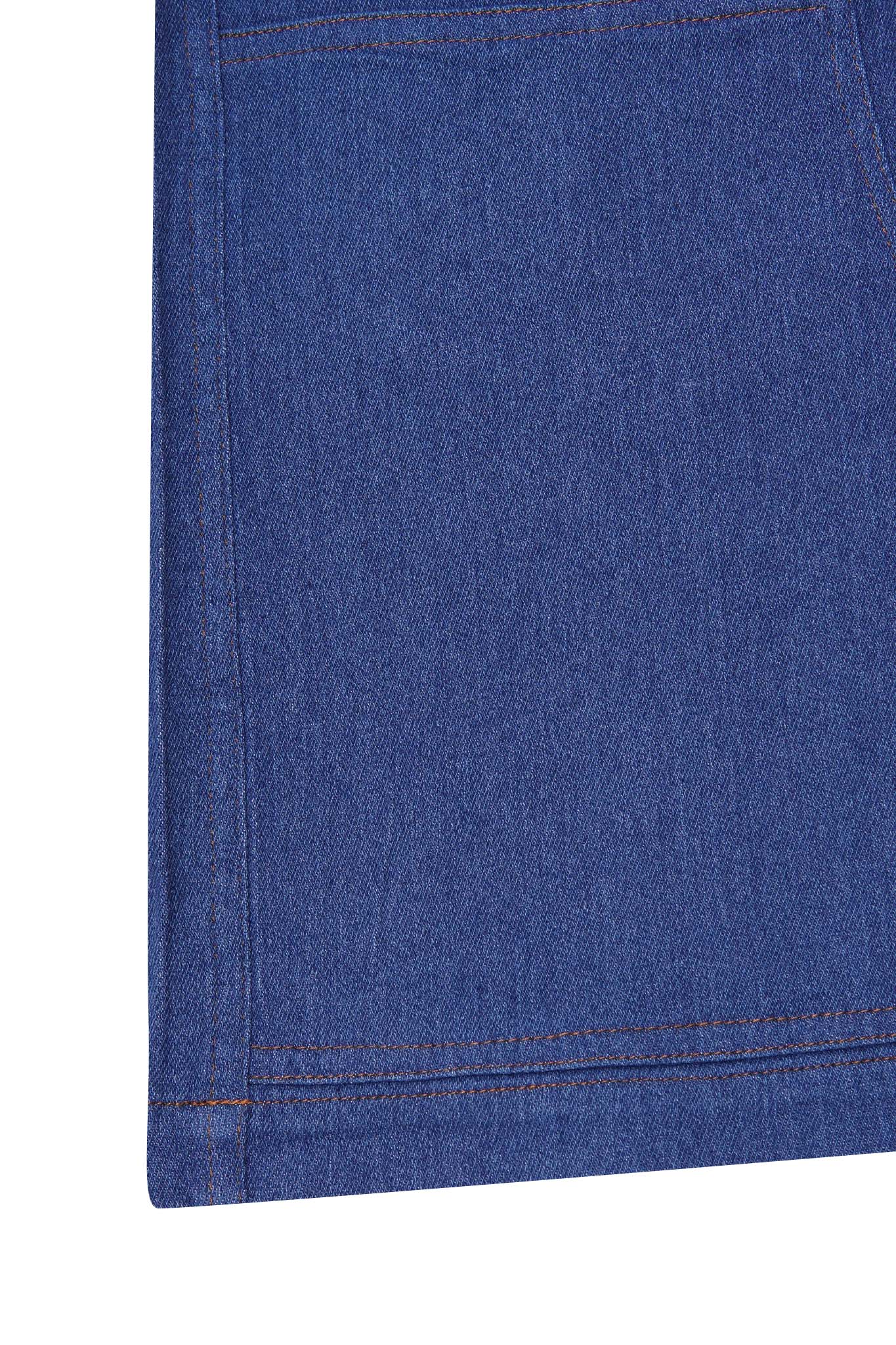"TRUE BLUE" DOUBLE KNEE PHAT SHORTS