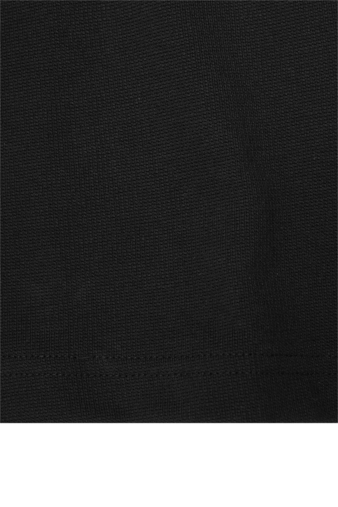 WAFFLE WEAVE MOCK NECK TEE V4 IN ANTHRACITE