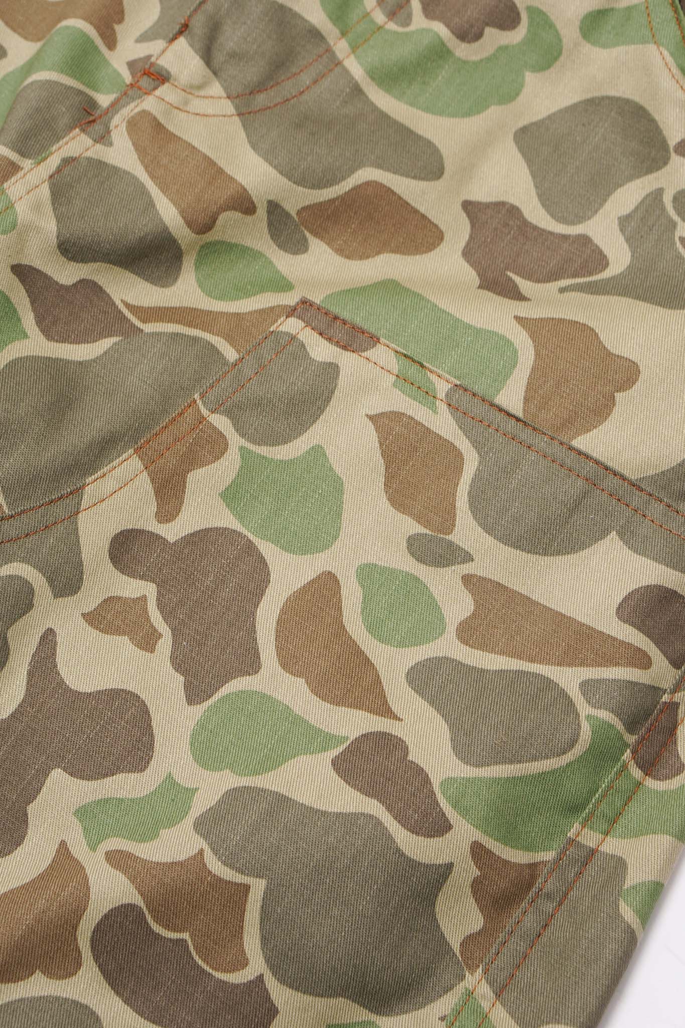 M+ DOUBLE KNEE PHAT SHORTS IN DUCK CAMO