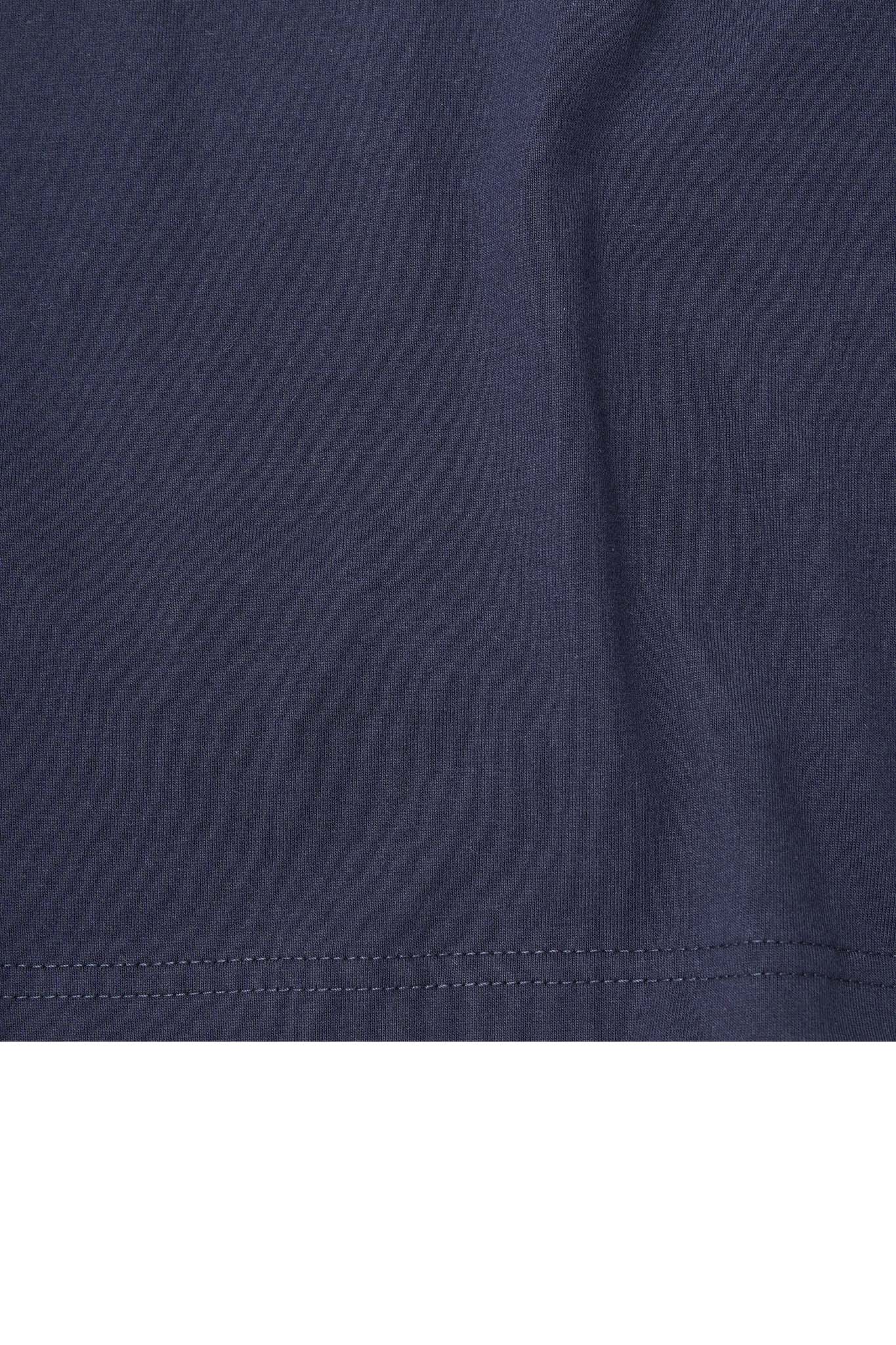 "KISS...DON'T TELL" TEE IN NAVY