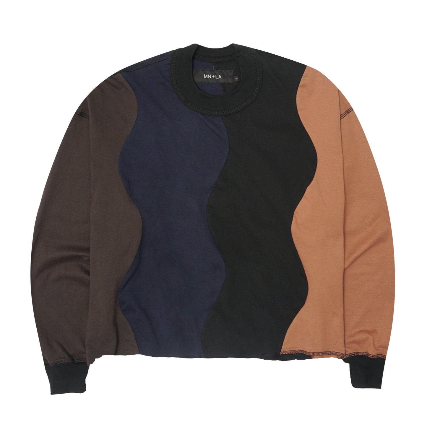 SWERVE CUTOFF SWEATSHIRT IN DEEP SEA