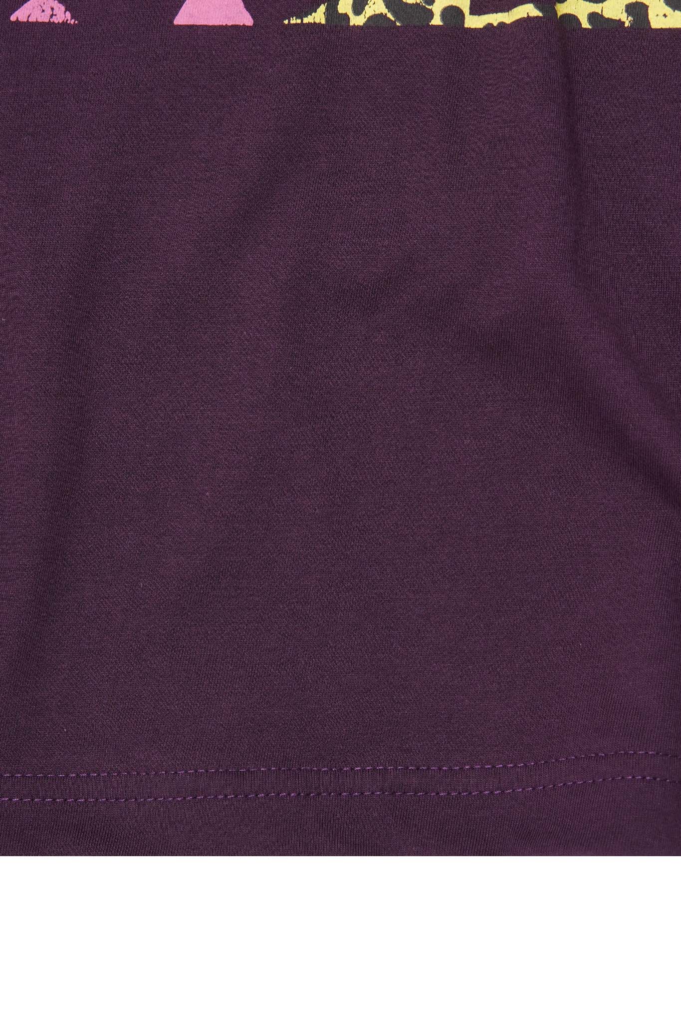 "CALL ME" TEE IN SHADOW PURPLE