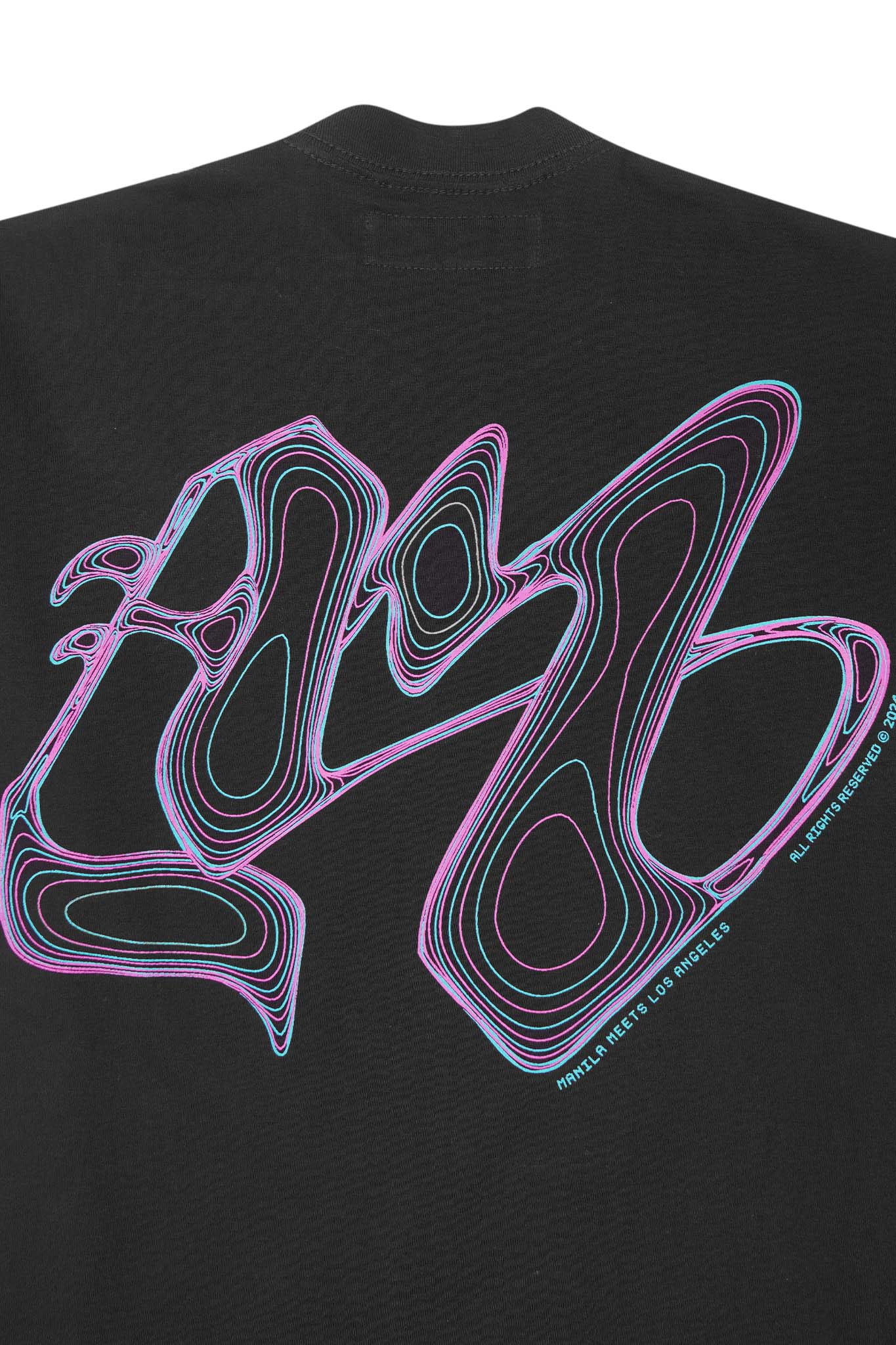 M'$ RIFT BOX TEE IN BRAIN WAVES