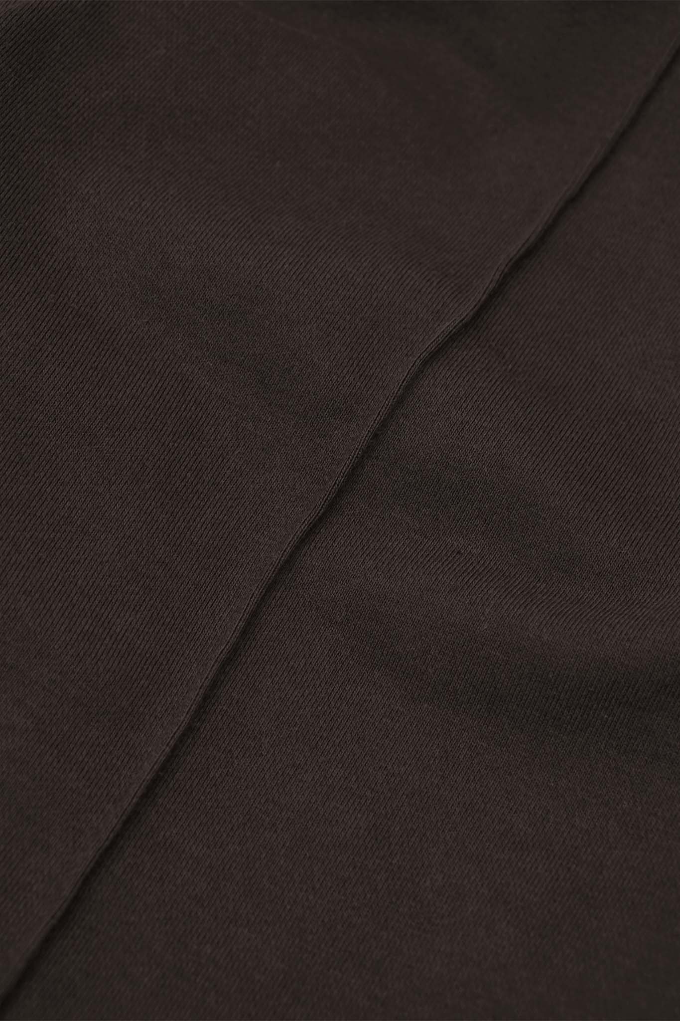 FRENCH TERRY PLEATED LOUNGE PANTS IN WOOD