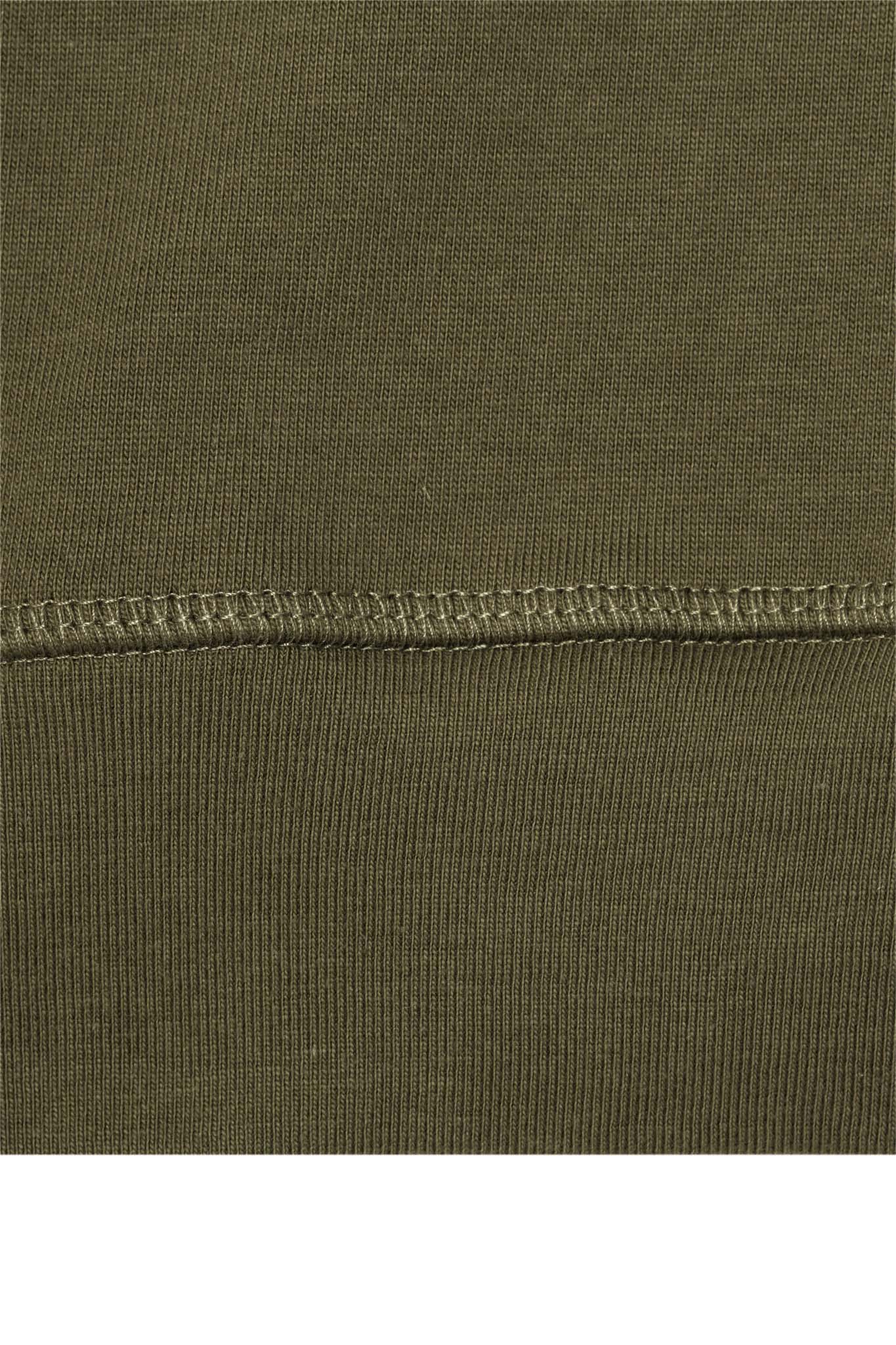 M'$ PAISLEY PATCHWORK MILITIA HOODIE IN OLIVE