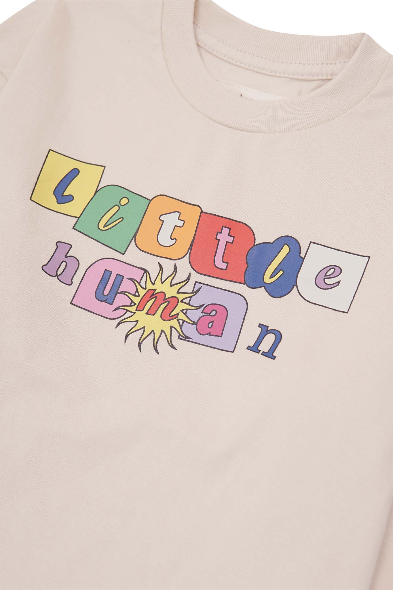 "SUN IS OUT" LITTLE HUMAN™ LONGSLEEVE TEE IN OAT