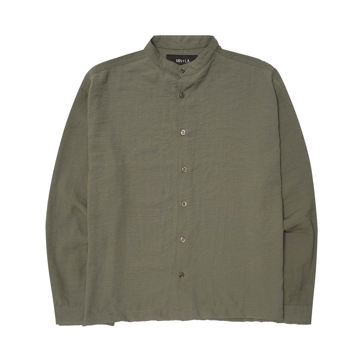 MANDARIN L/S SHIRT IN SAGE
