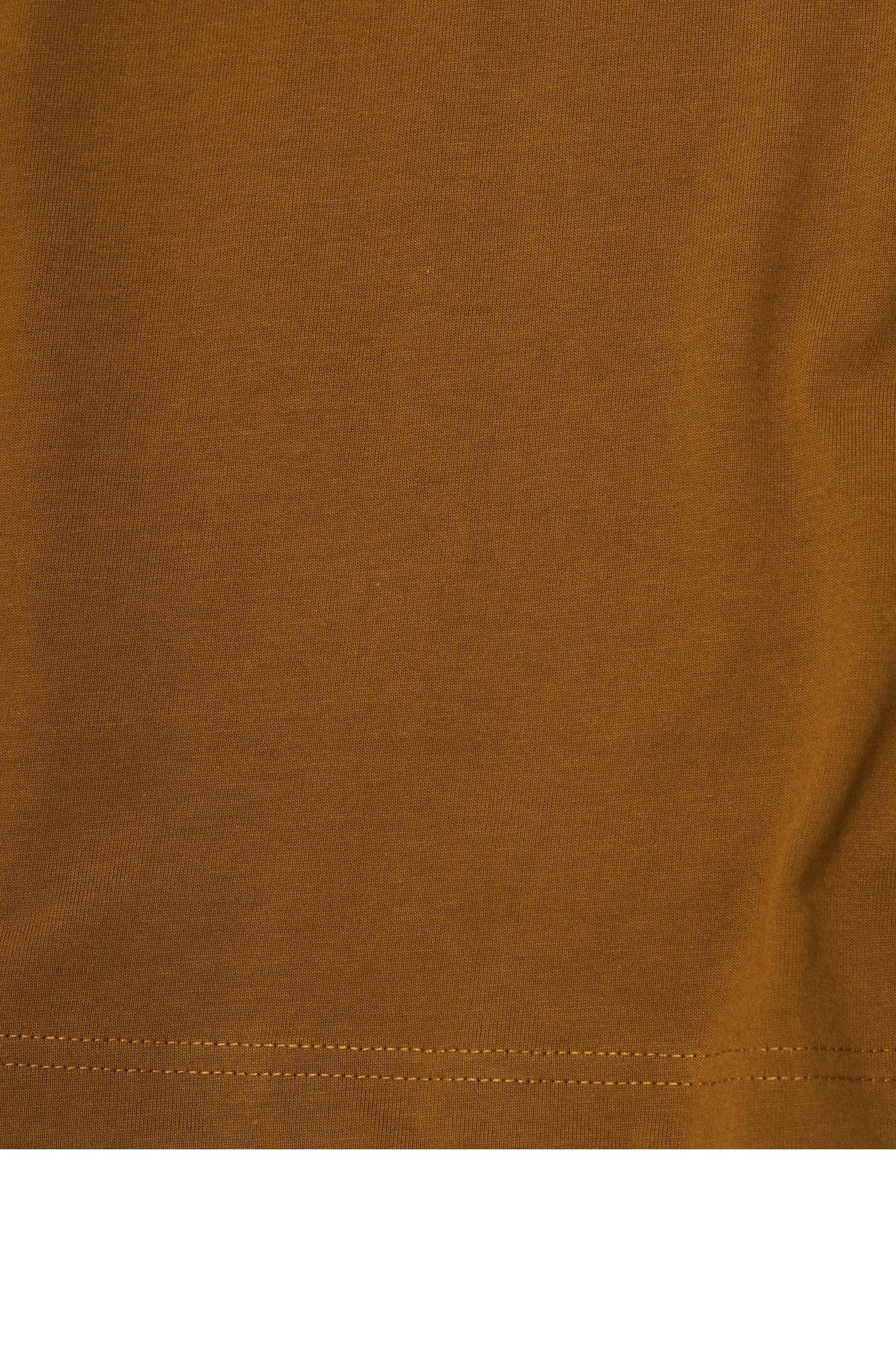 "VISAGES" ULTRA HEAVY TEE IN RUST