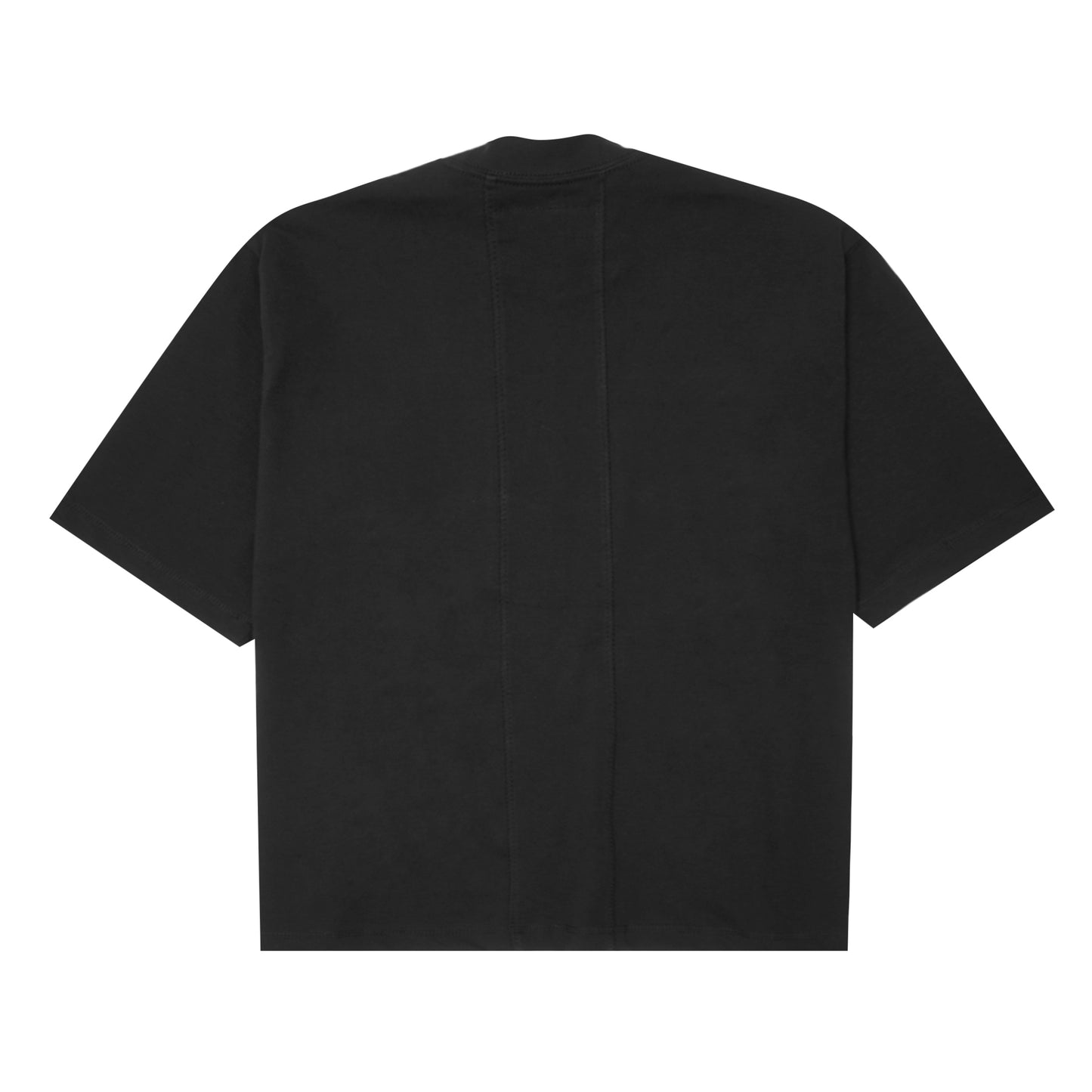 MOCK NECK TEE V4 IN CAVIAR