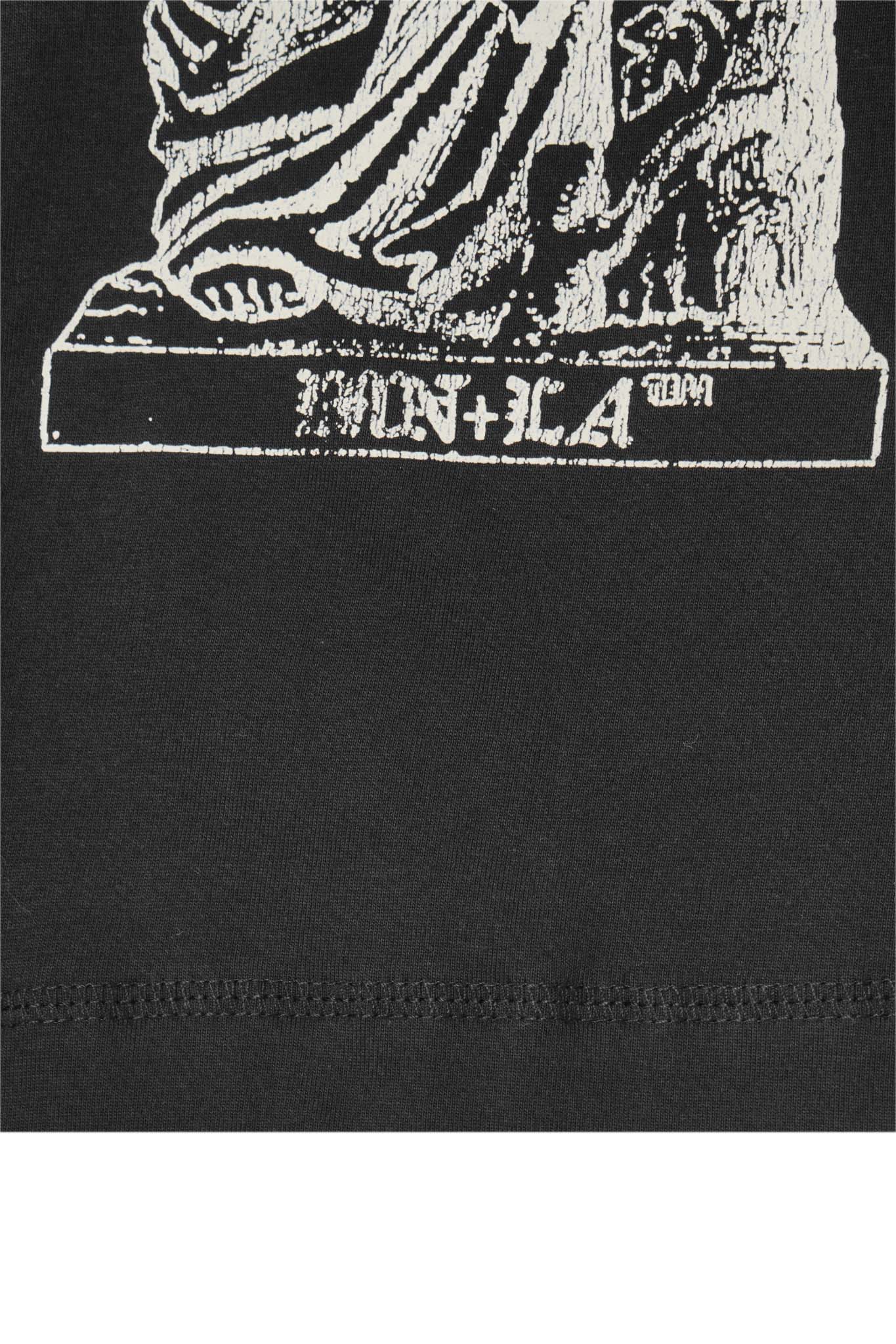 M'$ MOTHERLAND TEE IN CAVIAR