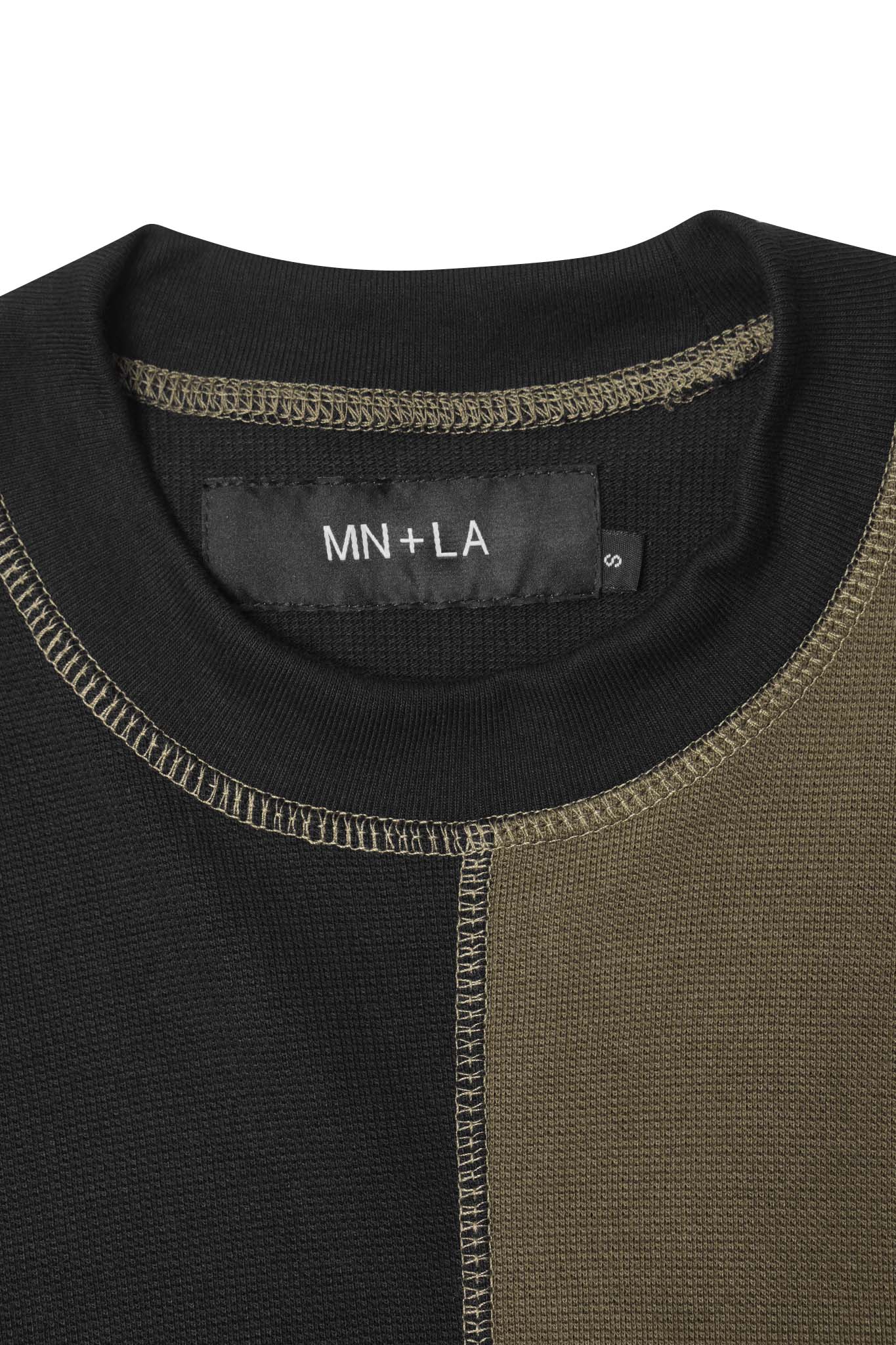 NEEDLEWORK POCKET WAFFLE TEE IN TAIGA