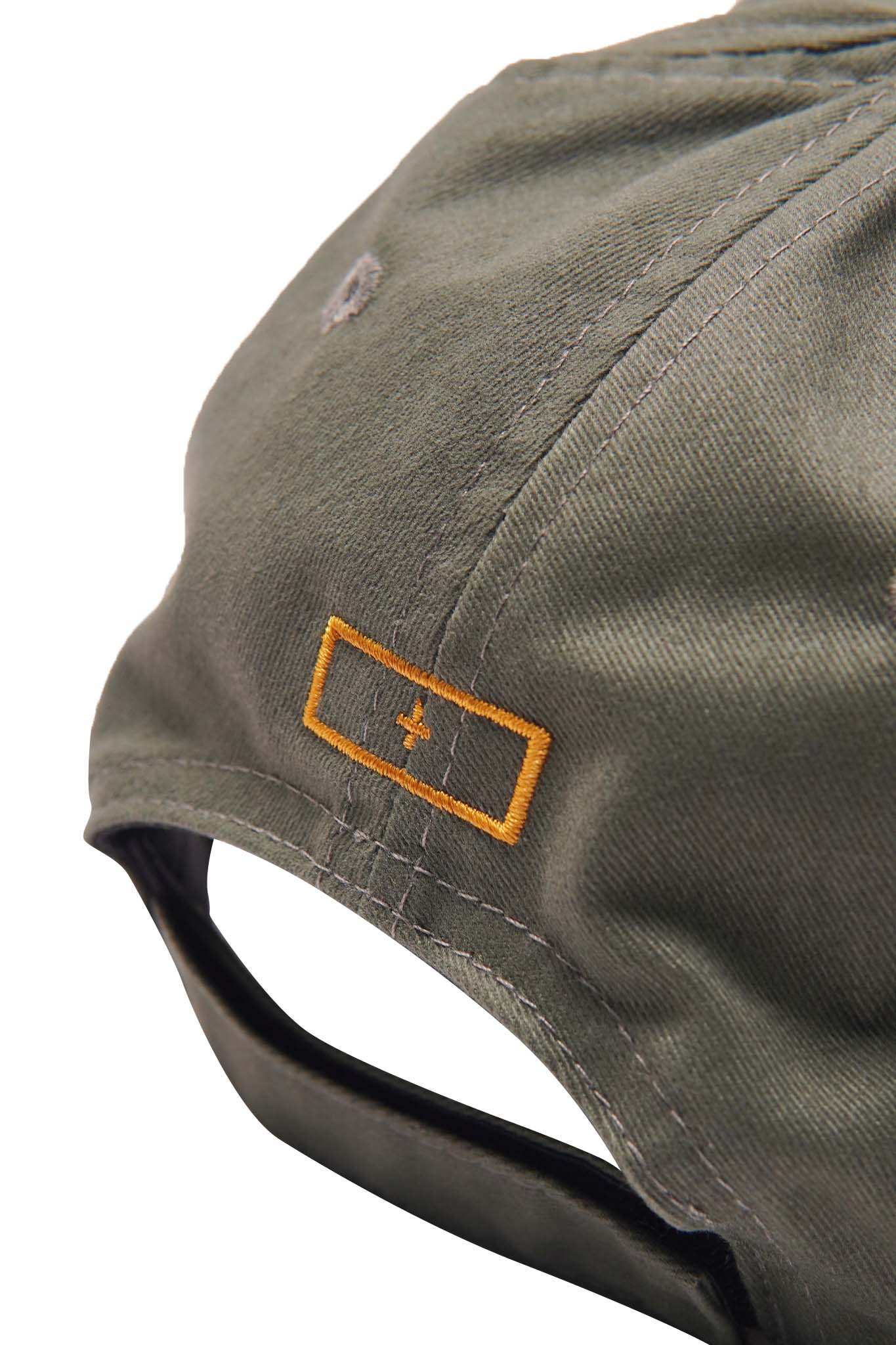 "HITTER" V3 6 PANEL HAT IN OLIVE/CANARY