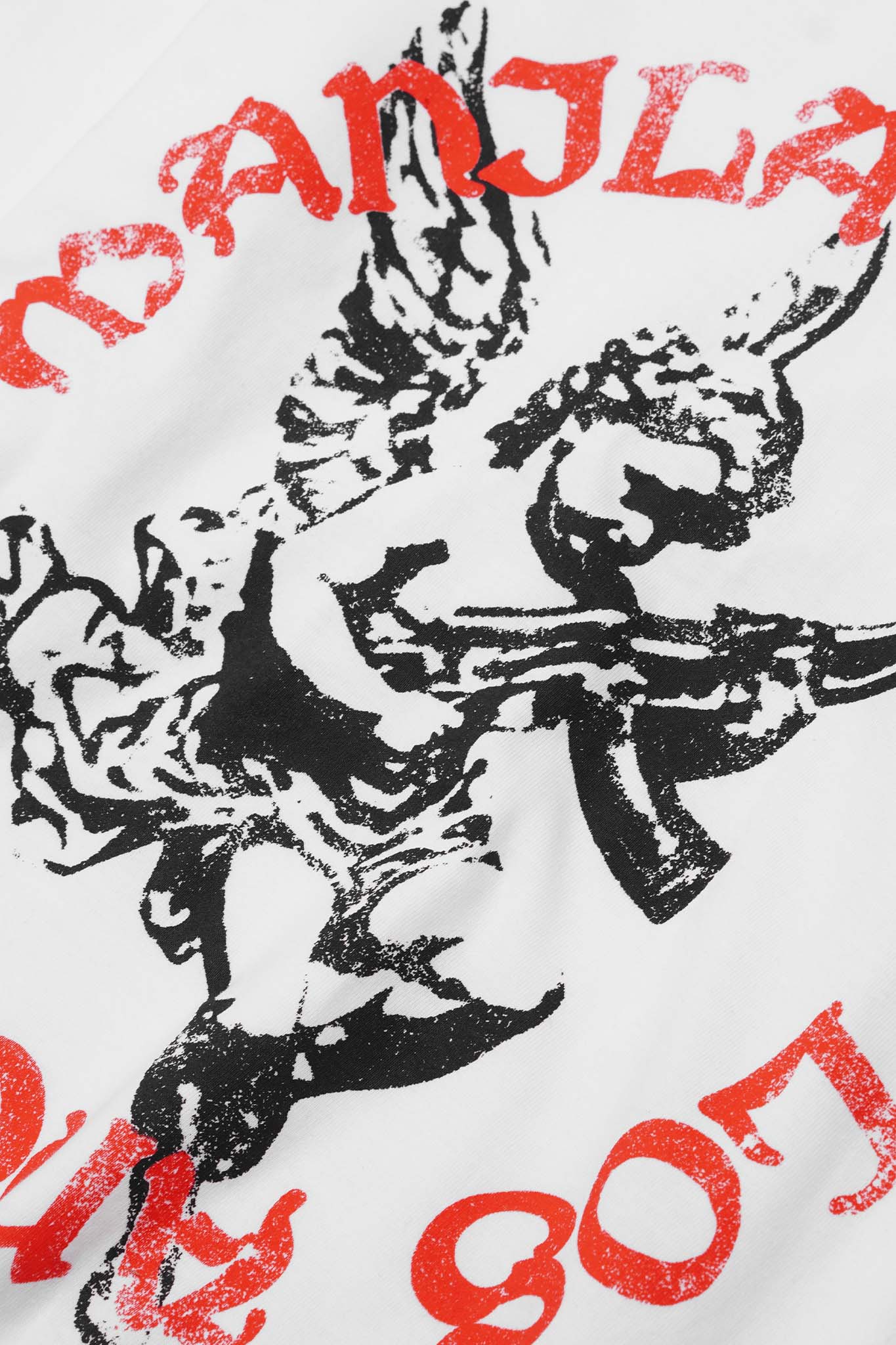 "WAR ANGEL" TEE IN WHITE