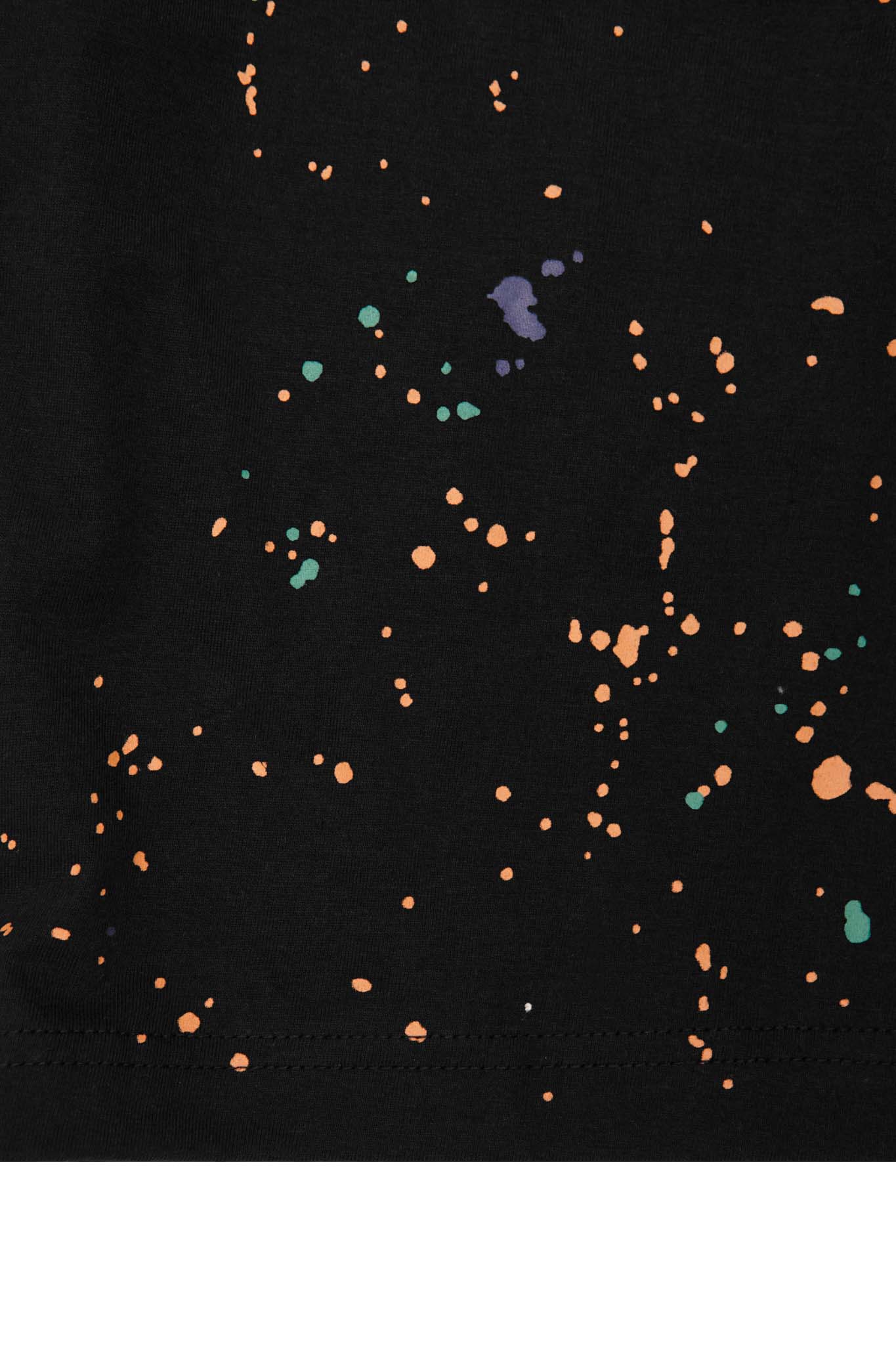 "PAINT SPLAT" LITTLE HUMAN™ TEE IN CAVIAR