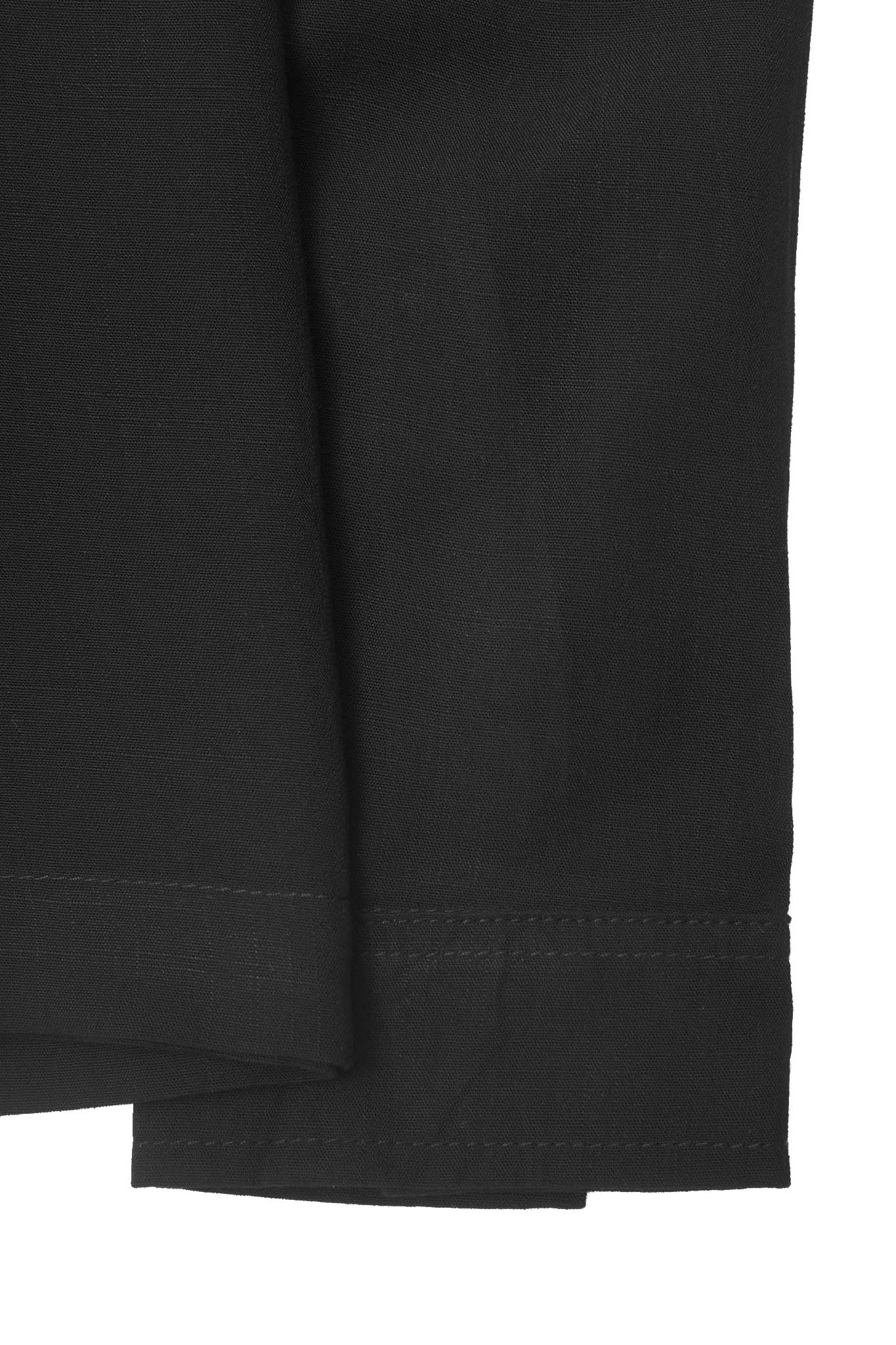 MANDARIN L/S SHIRT IN CROW