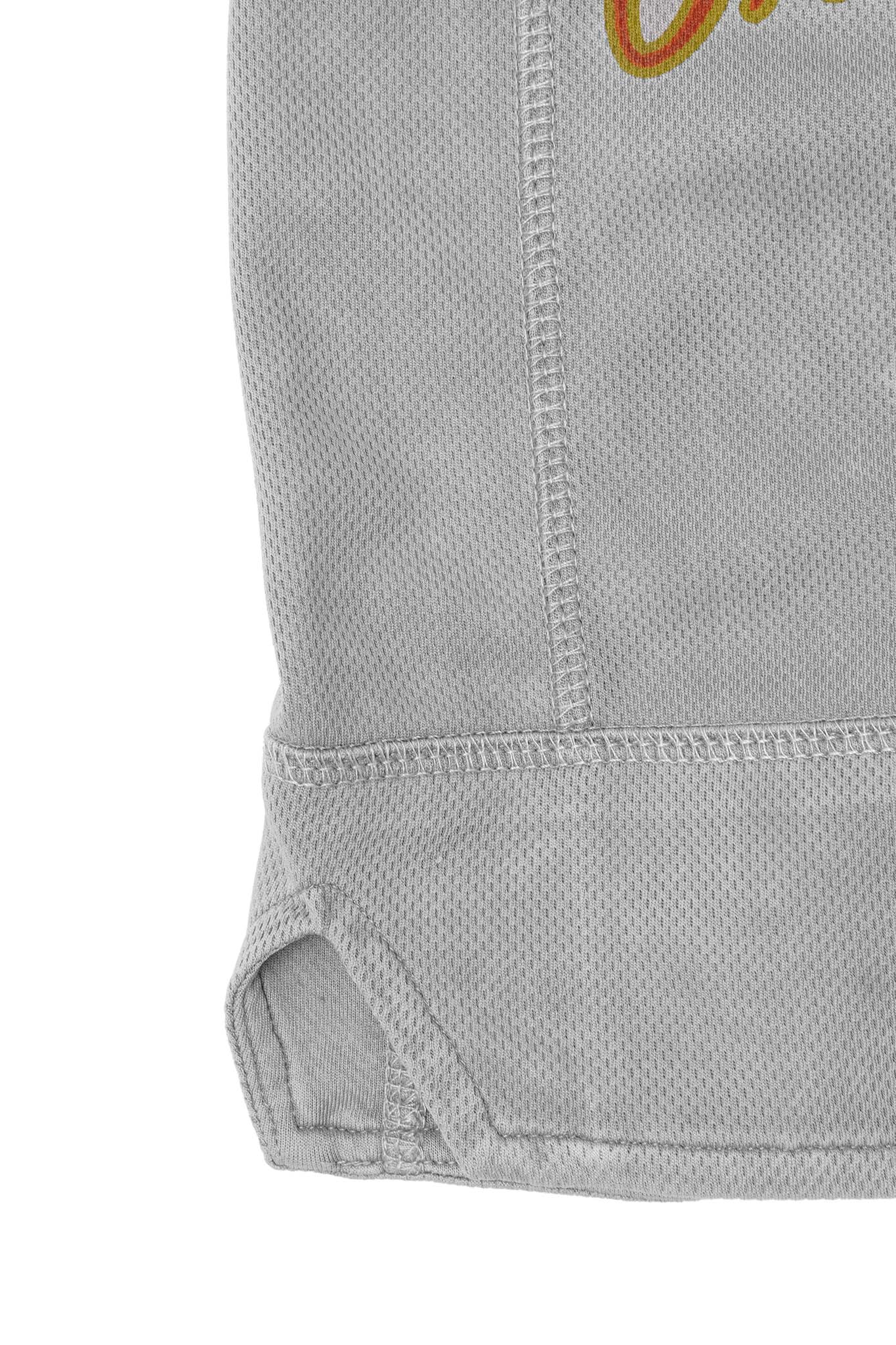 "BURNING STALLION" KNUCKLEHEAD MESH SHORTS V2 IN CEMENT