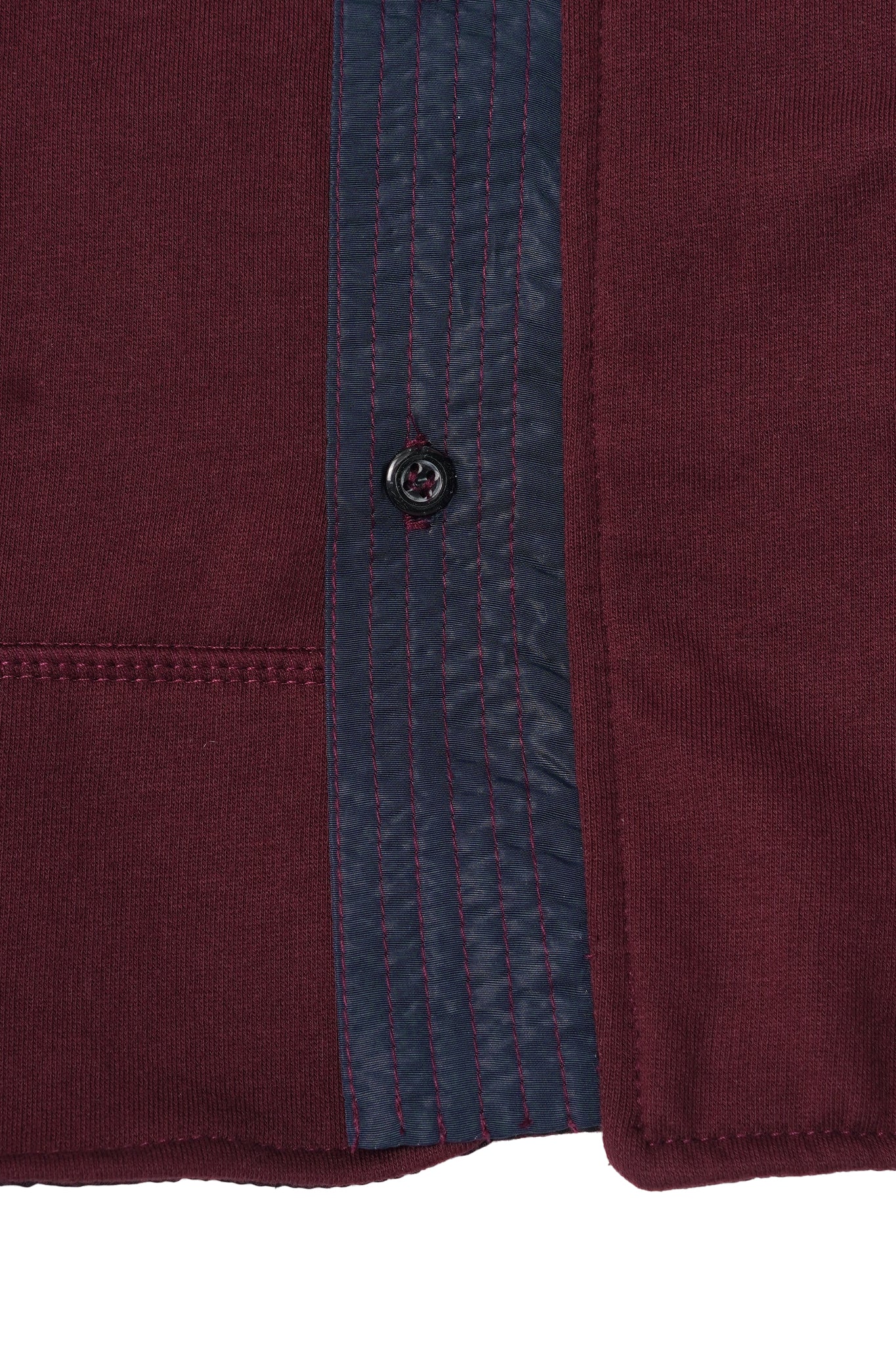 NEEDLEWORK CARDIGAN IN WINE