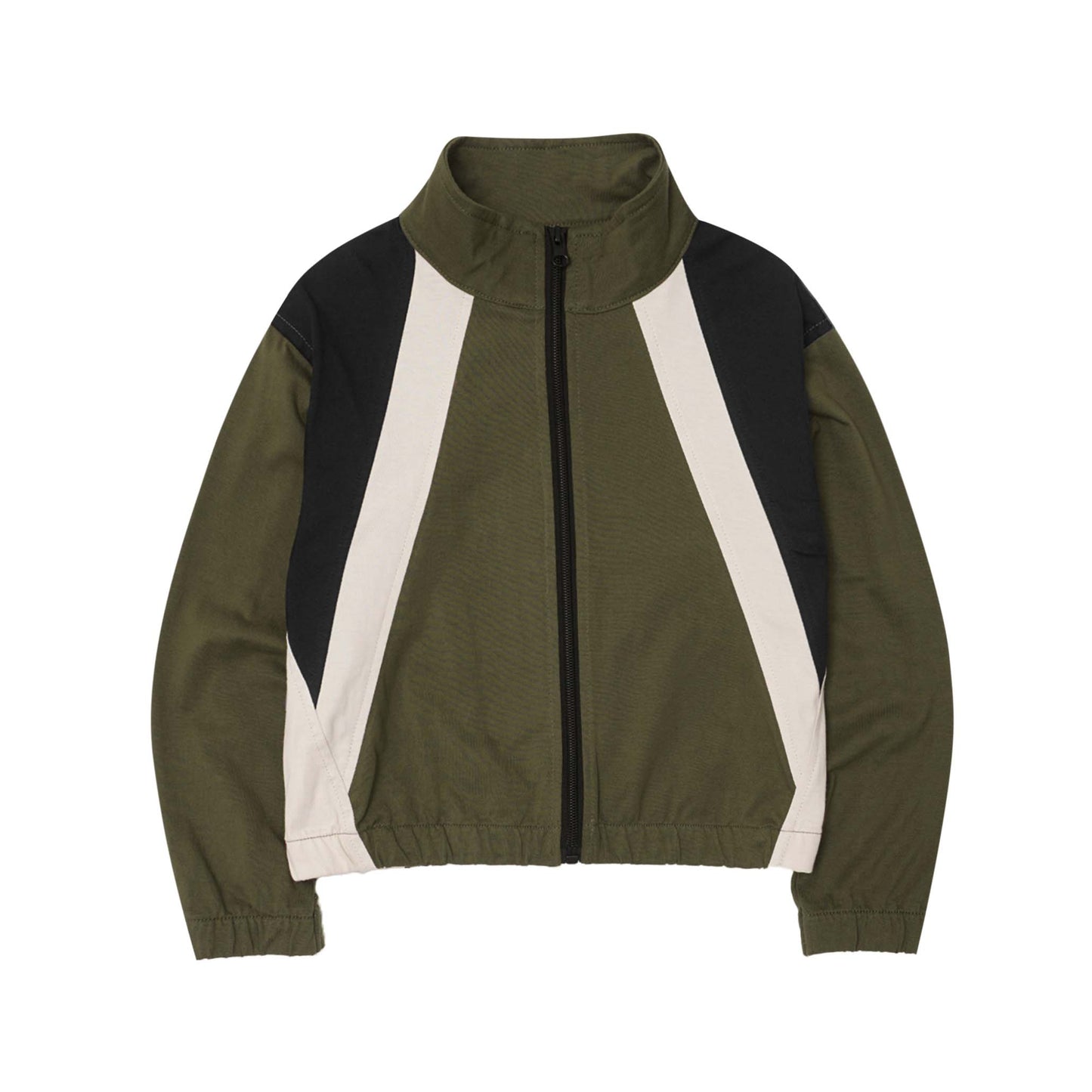 "NEEDLEWORK" LITTLE HUMAN™ JACKET IN OLIVE