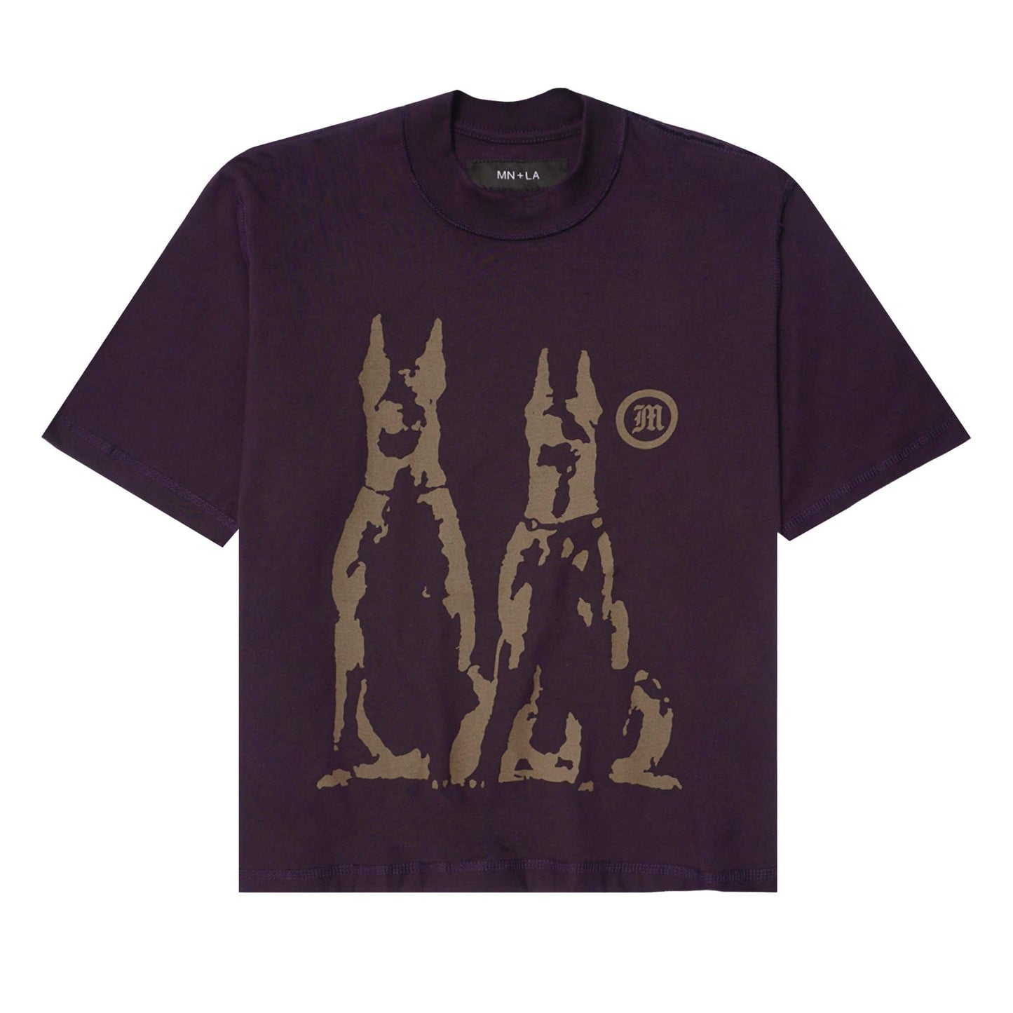 "HELL HOUNDS" TEE IN SHADOW PURPLE
