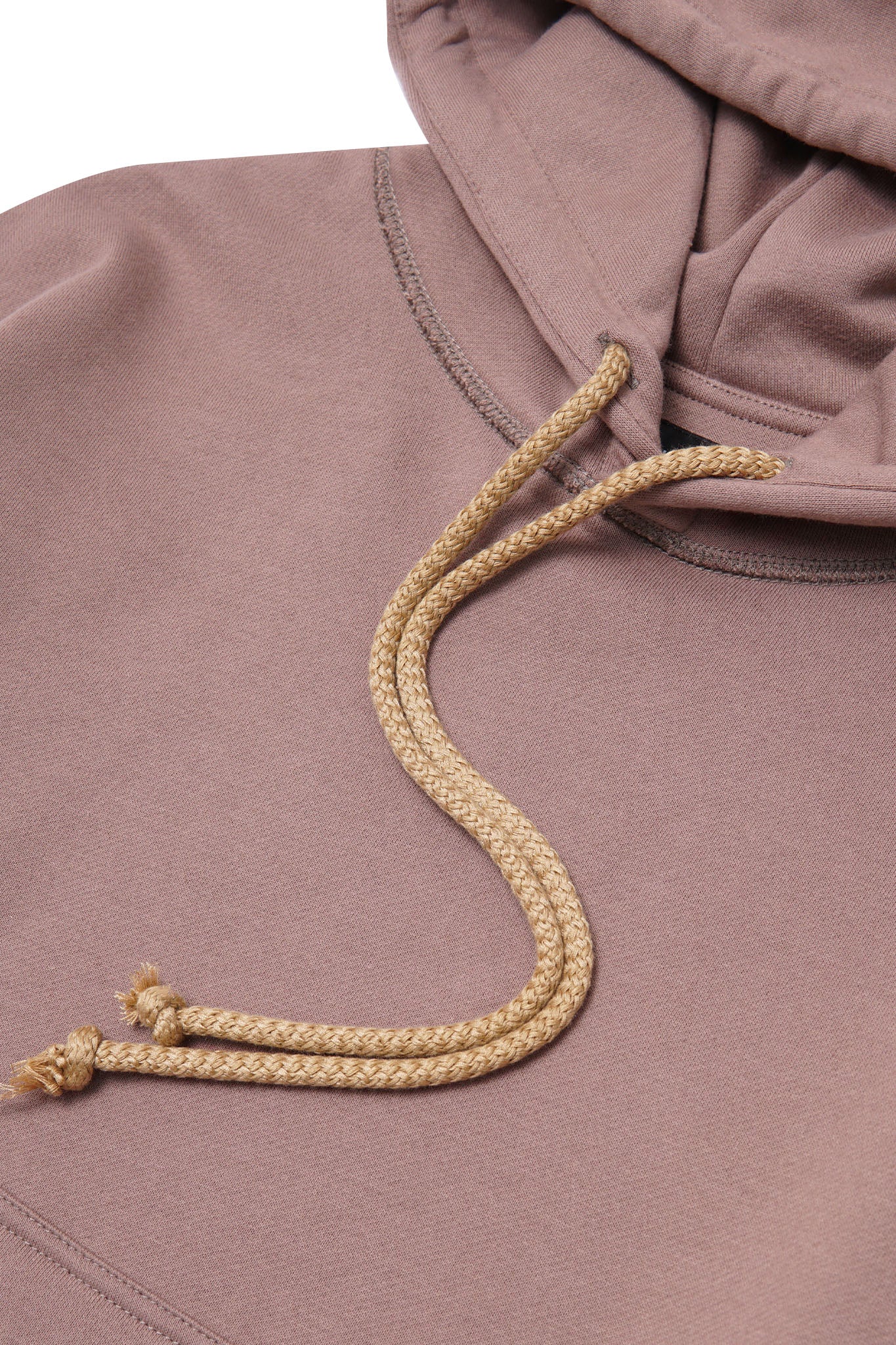 EXO™ CUTOFF HOODIE IN MAUVE