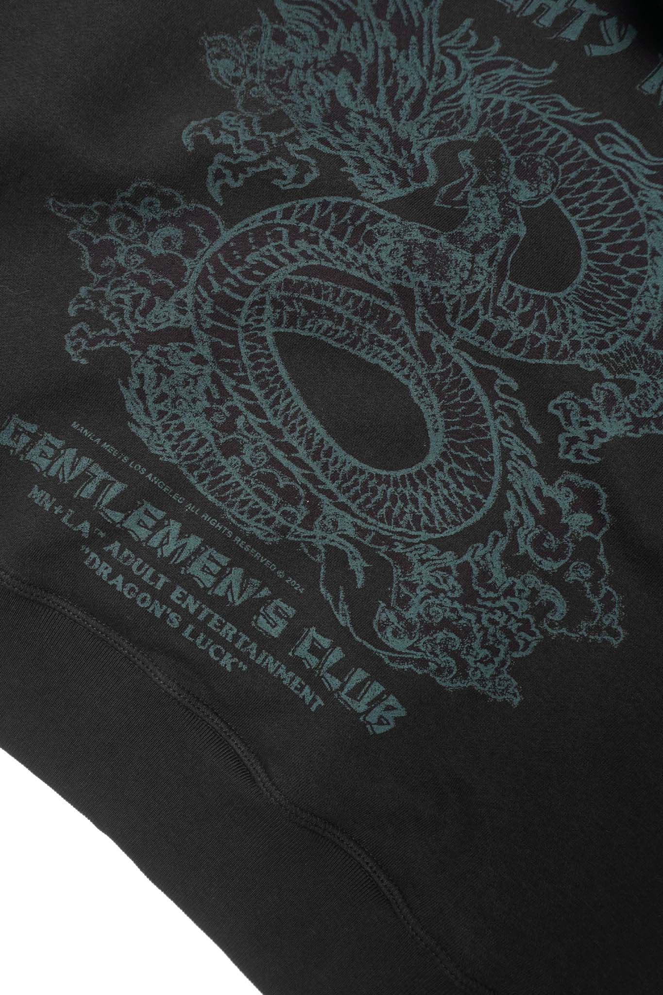 NAUGHTY N' NICE "DRAGON'S LUCK" HOODIE IN JADE
