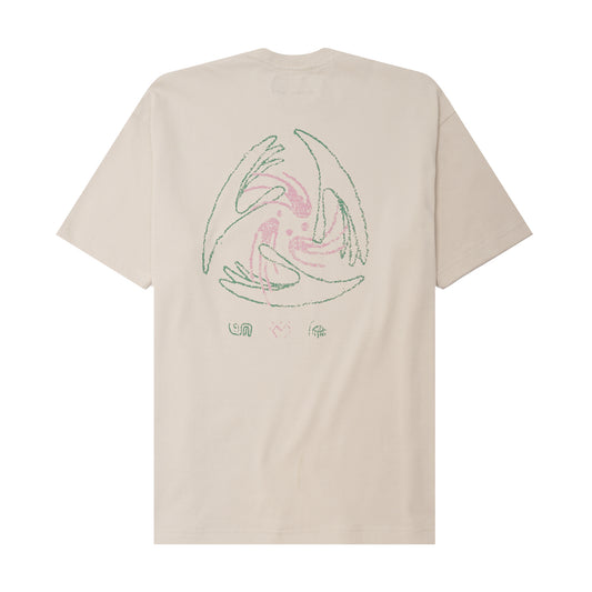 "LIMBO" ULTRA HEAVY TEE IN OAT