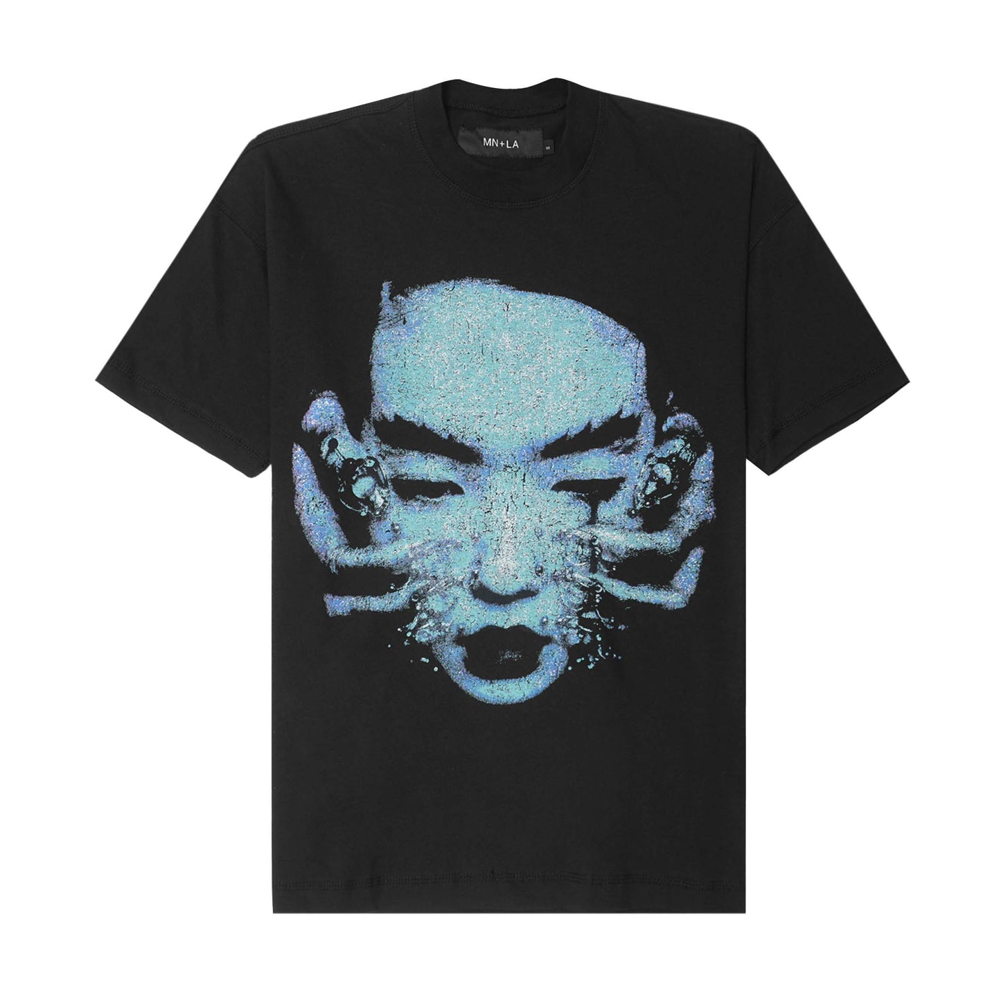 "TEARS IN THE RAIN" TEE IN CAVIAR