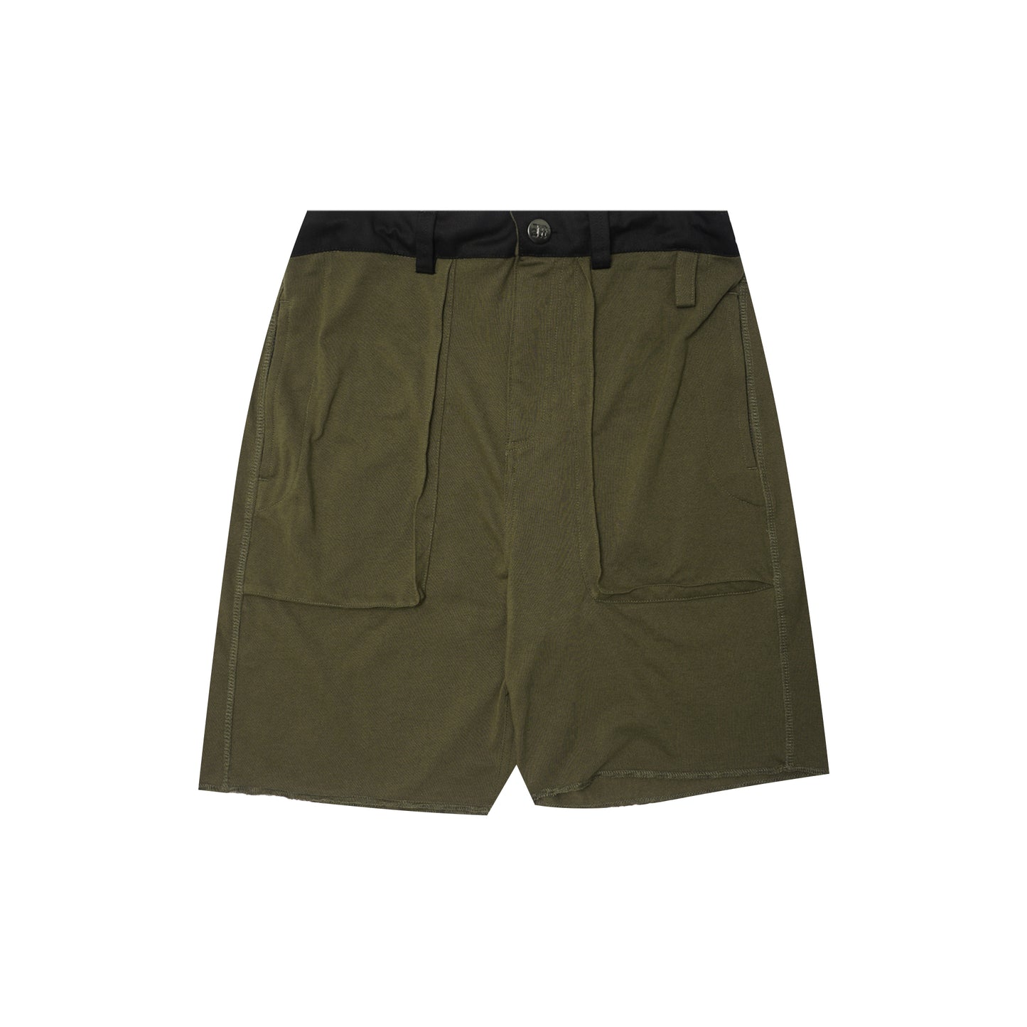 M+ OVERPOCKET PHAT SHORTS IN OLIVE