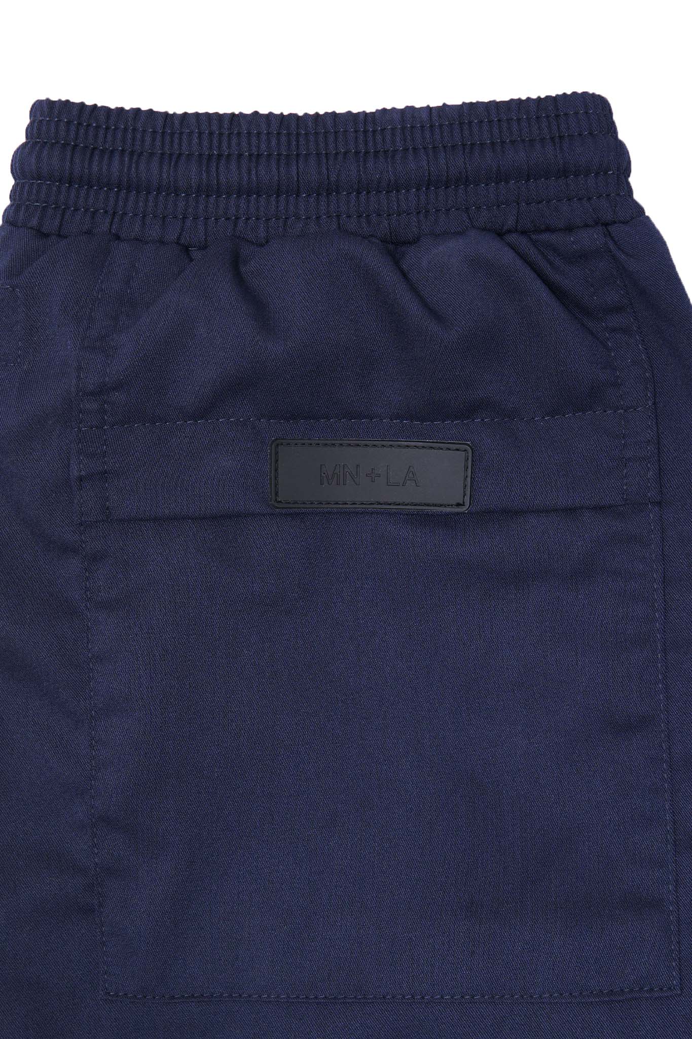 CROPPED WIDE PANTS IN MIDNIGHT BLUE