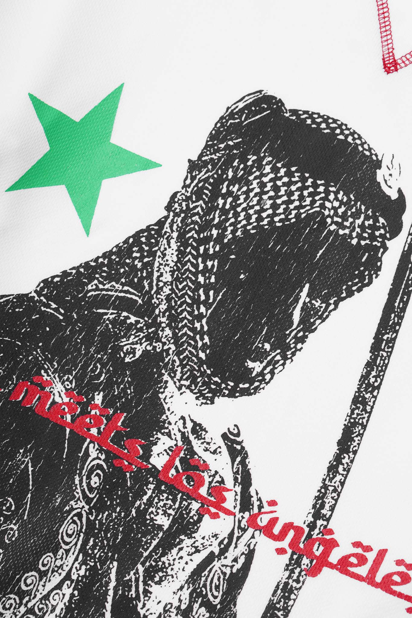 "DESERT PHANTOM" LONGSLEEVE TEE IN WHITE