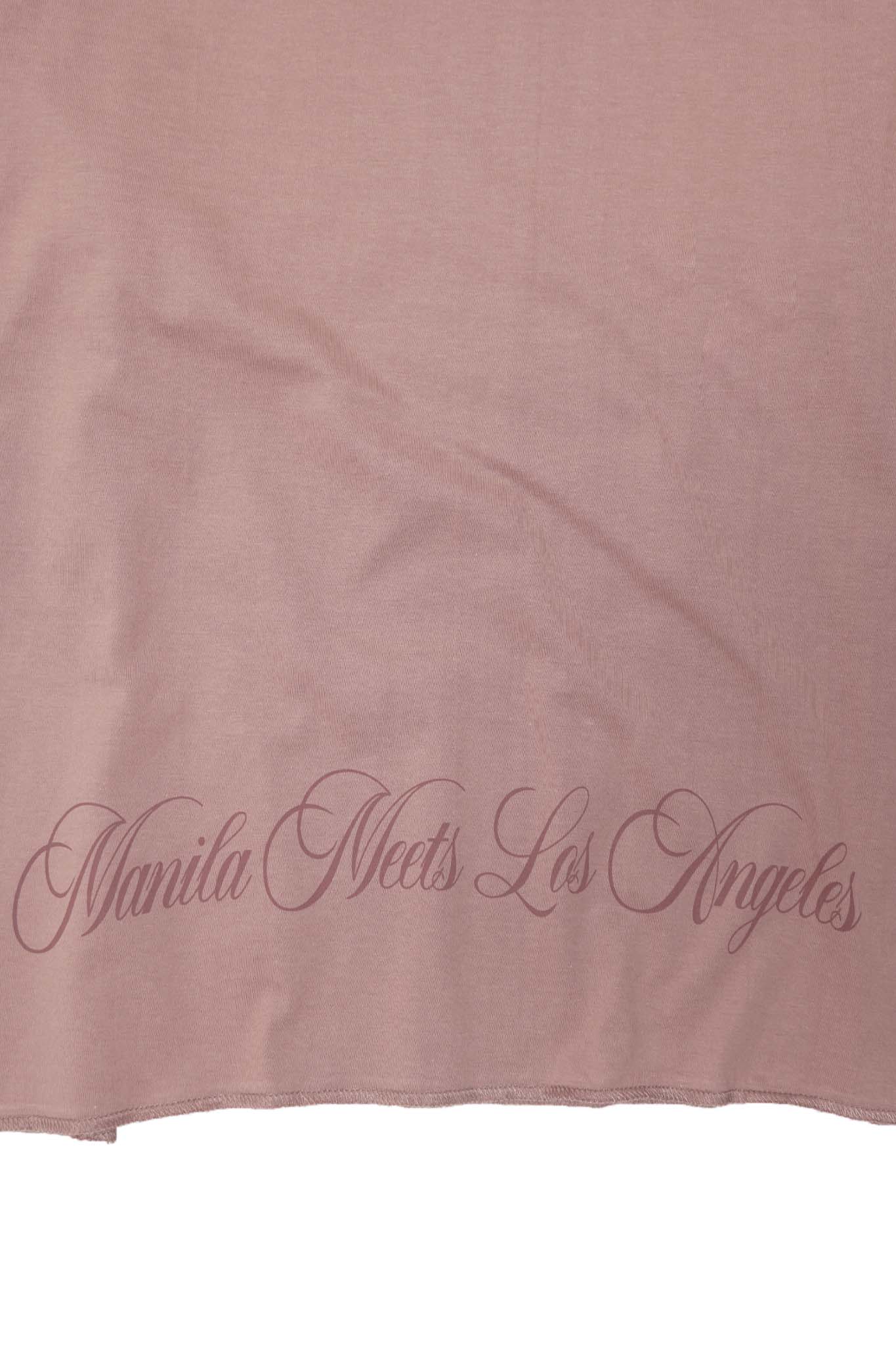 "CROWN OF THORNS" TEE IN MAUVE