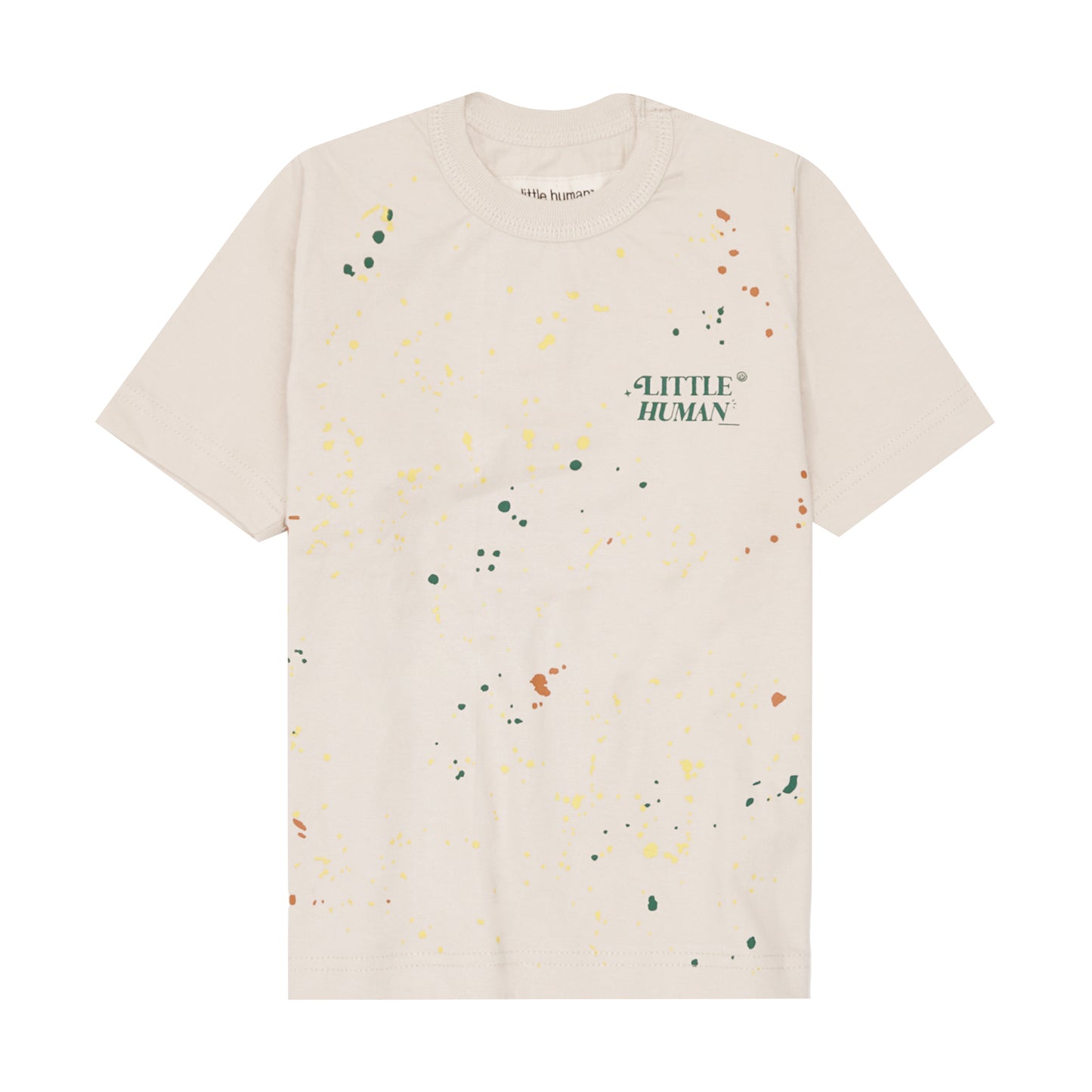"PAINT SPLAT" LITTLE HUMAN™ TEE IN OAT