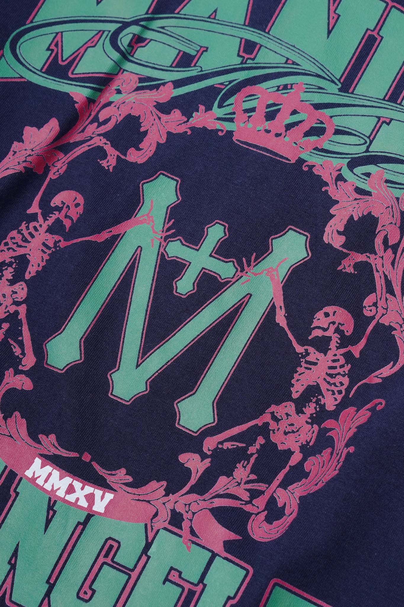 "FAST LANE" LONGSLEEVE TEE IN NAVY