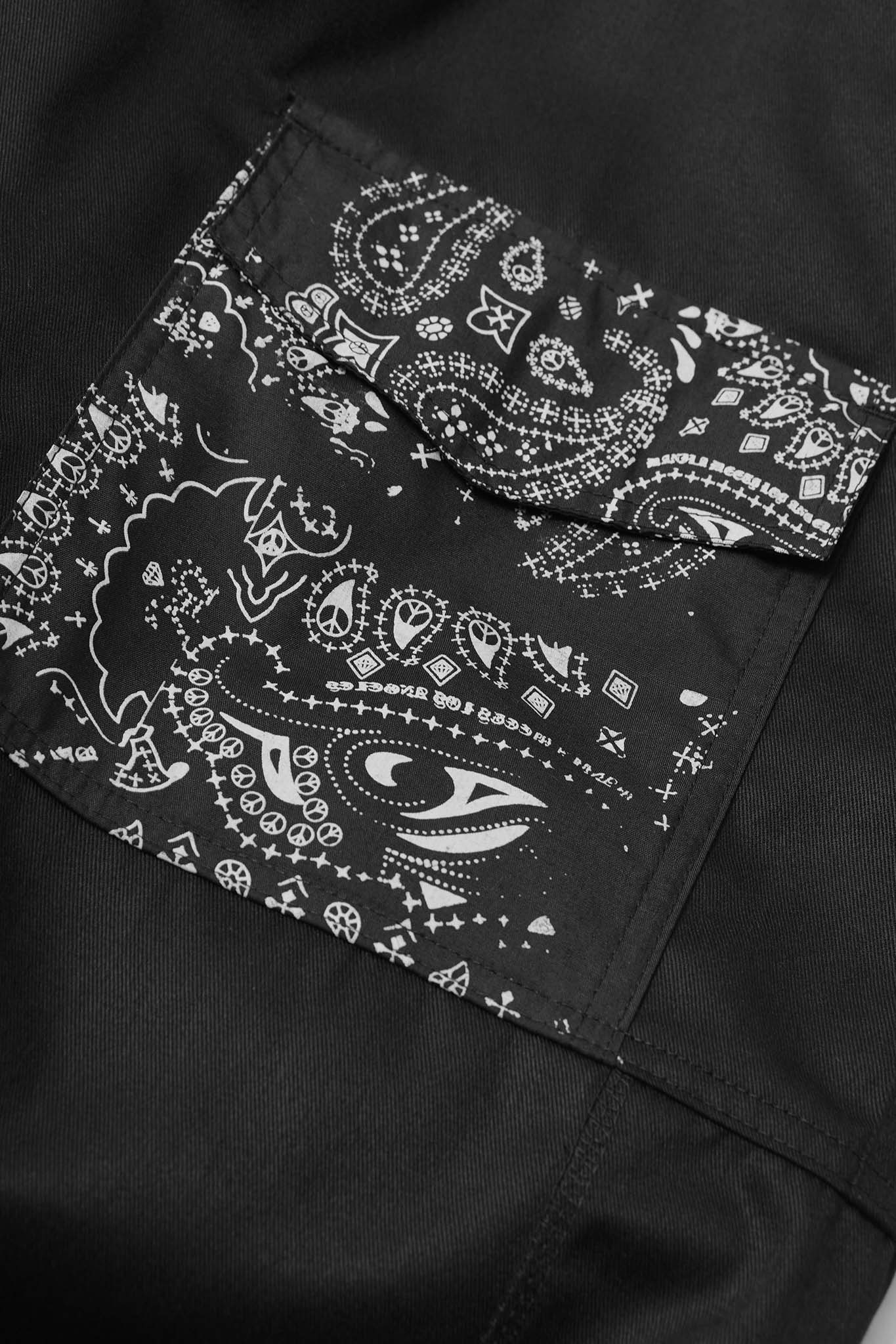 M+ NEEDLEWORK PANTS IN ANTHRACITE