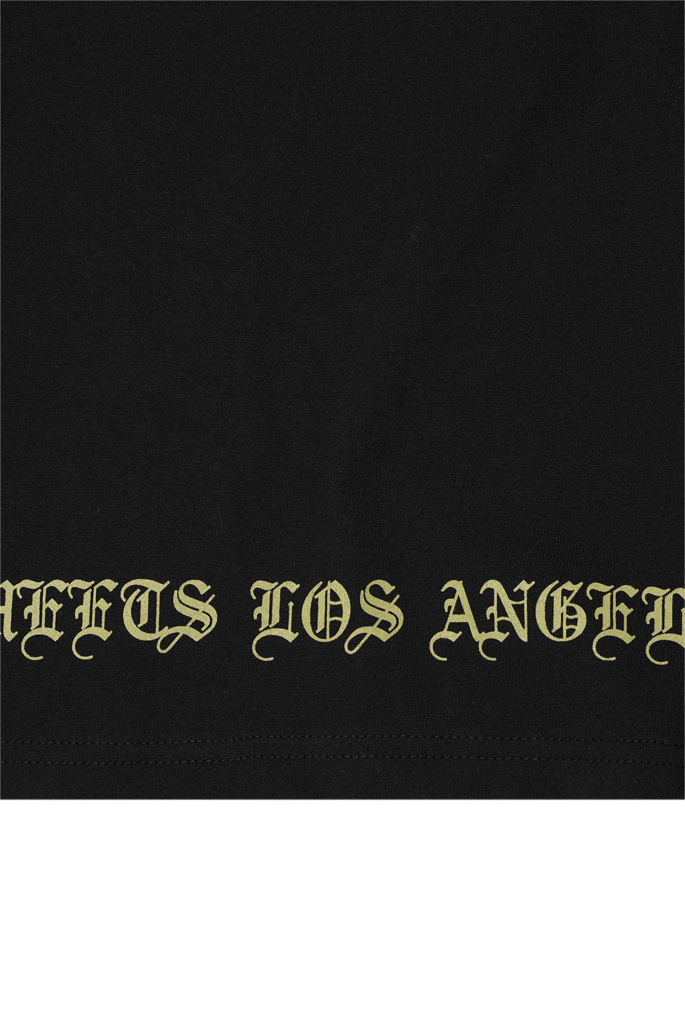 "TAKE NO SHIT, DO NO HARM" TEE IN CAVIAR/OLIVE
