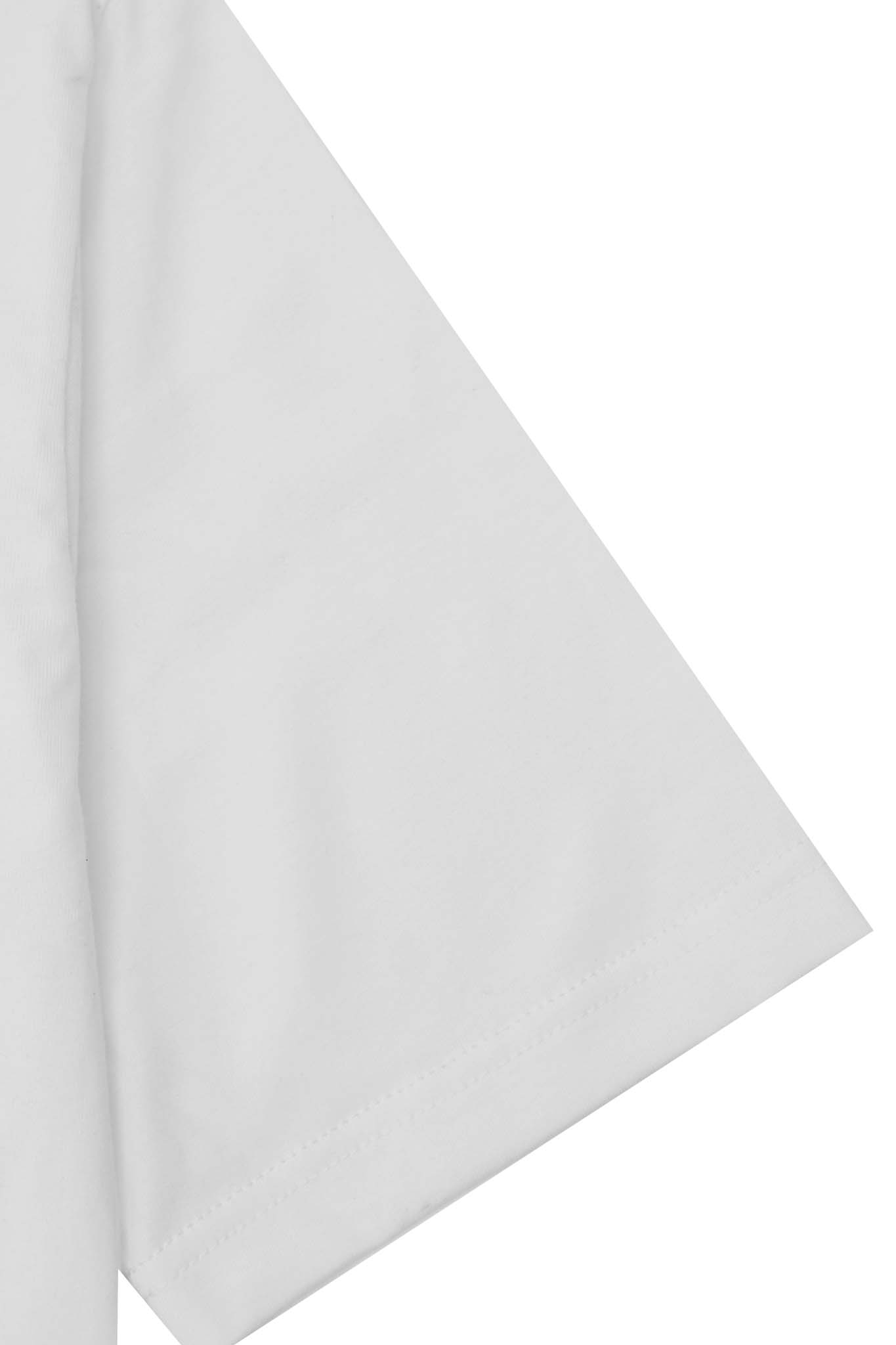 "TRES" TEE IN WHITE