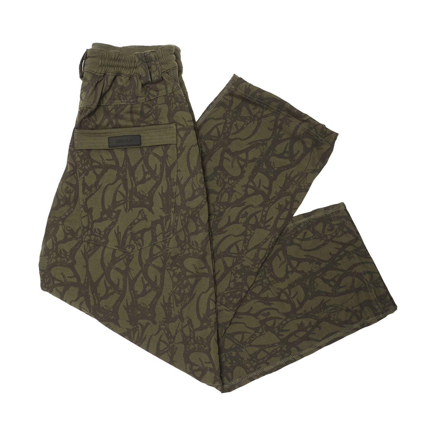 "VINES AND THORNS" OVERPOCKET PHAT PANTS IN OLIVE