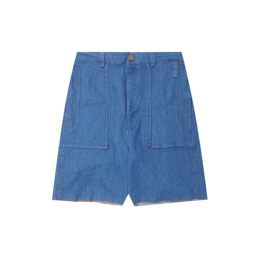 "TRUE BLUE" OVERPOCKET PHAT SHORTS