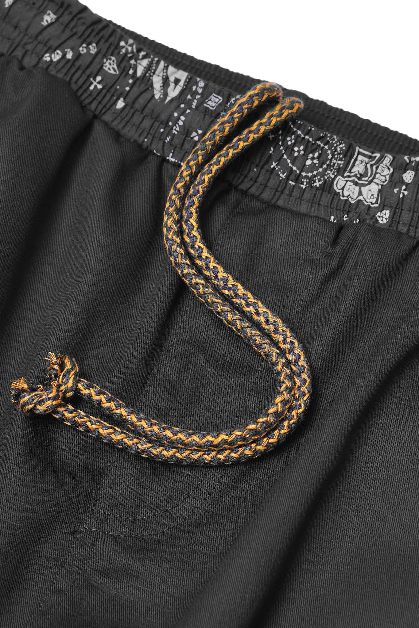 M+ NEEDLEWORK PANTS IN ANTHRACITE