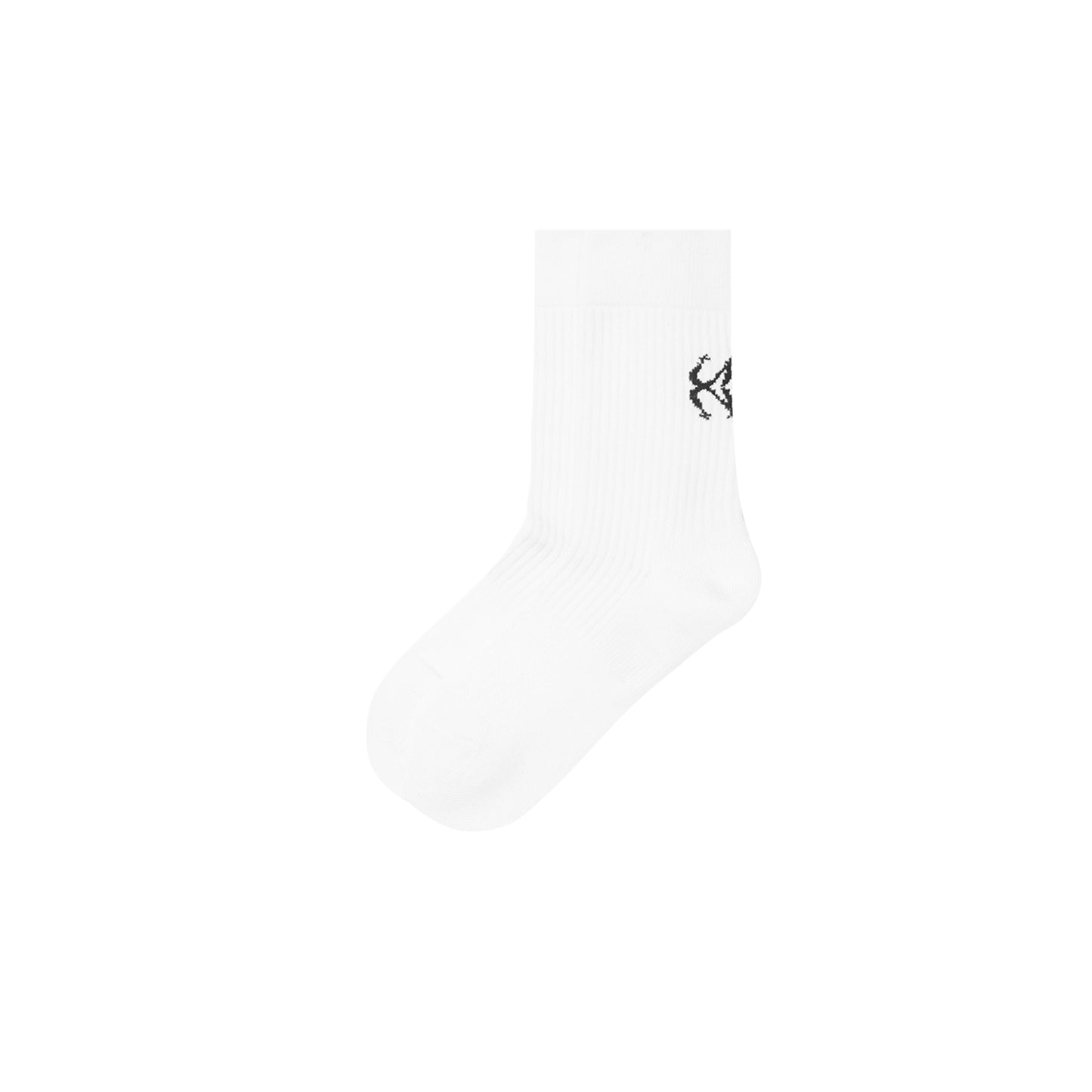 "COLLIDE" SOCKS IN WHITE
