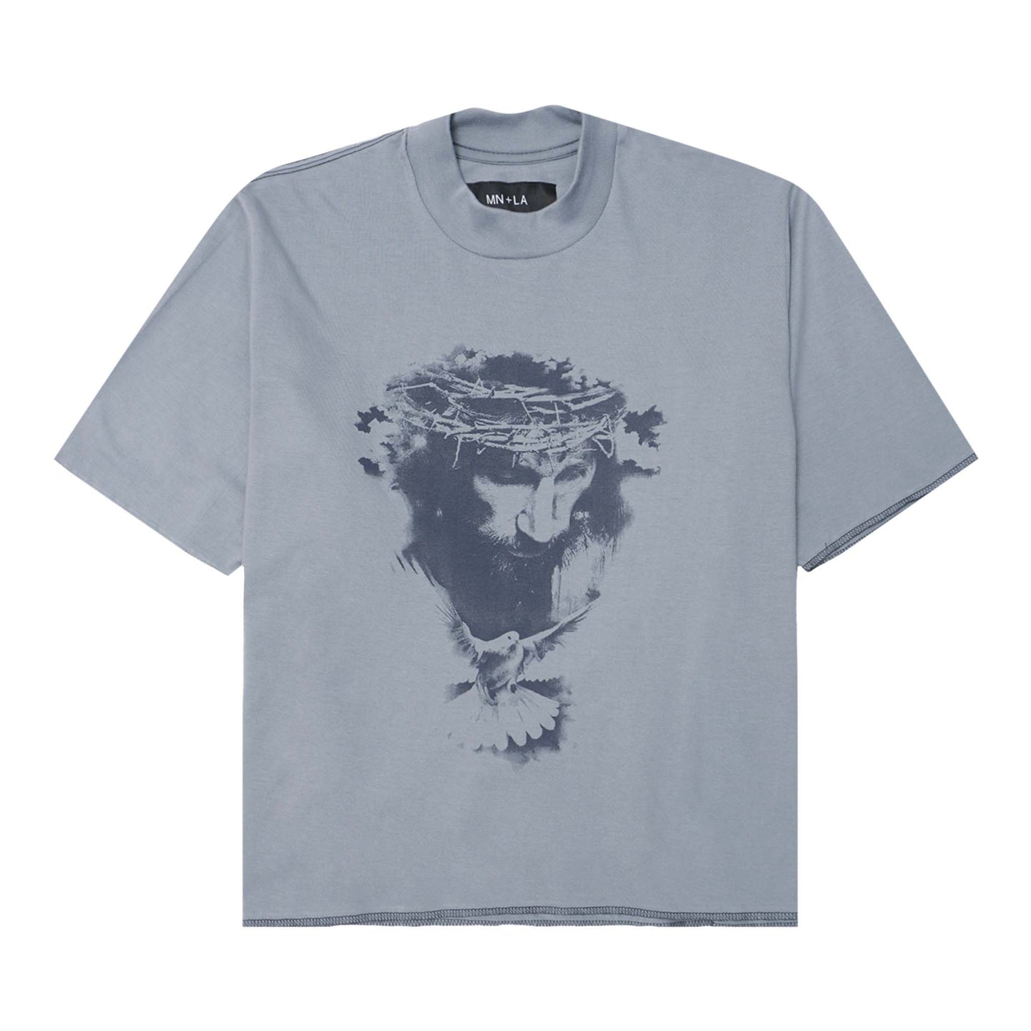 "CROWN OF THORNS" TEE IN GLACIER